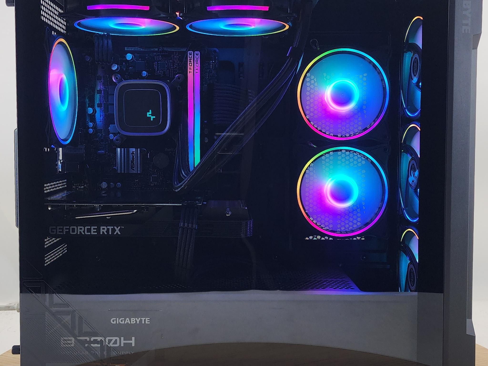Gaming PC i7-9700K 32GB RAM 1TB SSD RTX 3070 8GB Win11 Computer