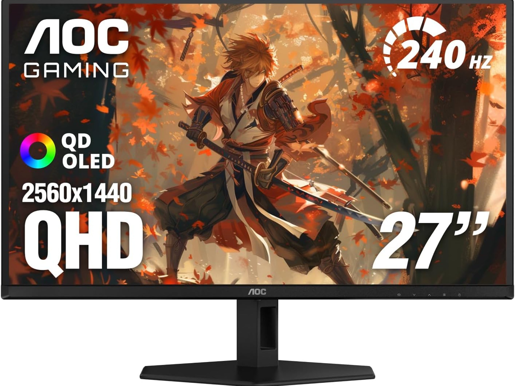AOC 27" Q27G4ZD 240Hz QD OLED, QHD NVIDIA G-SYNC USED LIKE NEW GAMING MONITOR