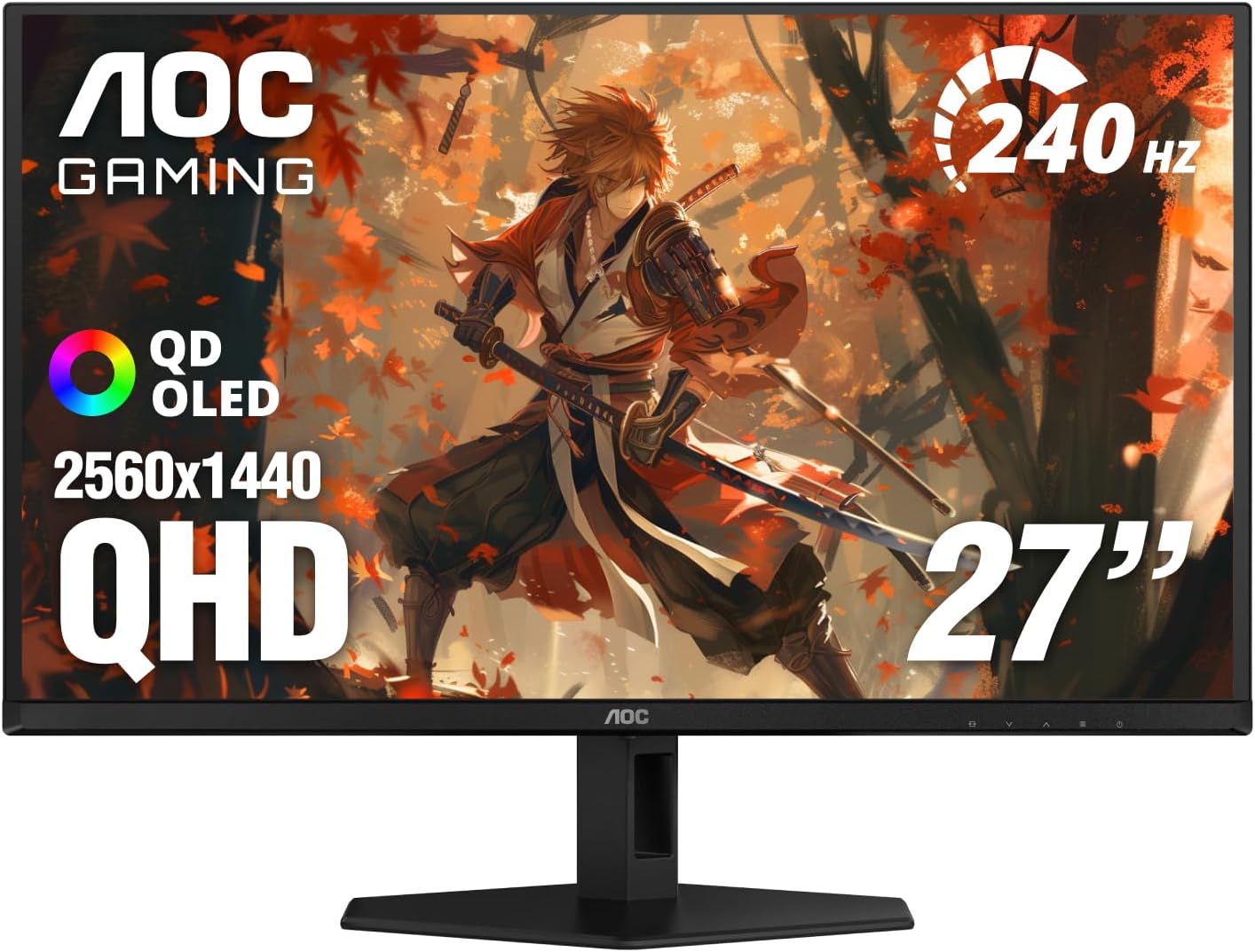 AOC 27" Q27G4ZD 240Hz QD OLED, QHD NVIDIA G-SYNC USED LIKE NEW GAMING MONITOR