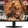 AOC 27" Q27G4ZD 240Hz QD OLED, QHD NVIDIA G-SYNC USED LIKE NEW GAMING MONITOR