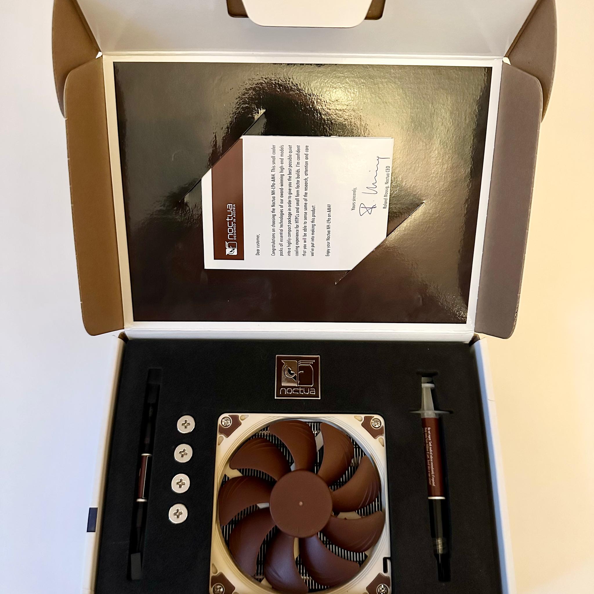 Noctua NH-L9a-AM4 Low Profile CPU Cooler (New, In Box, SKU 064717)