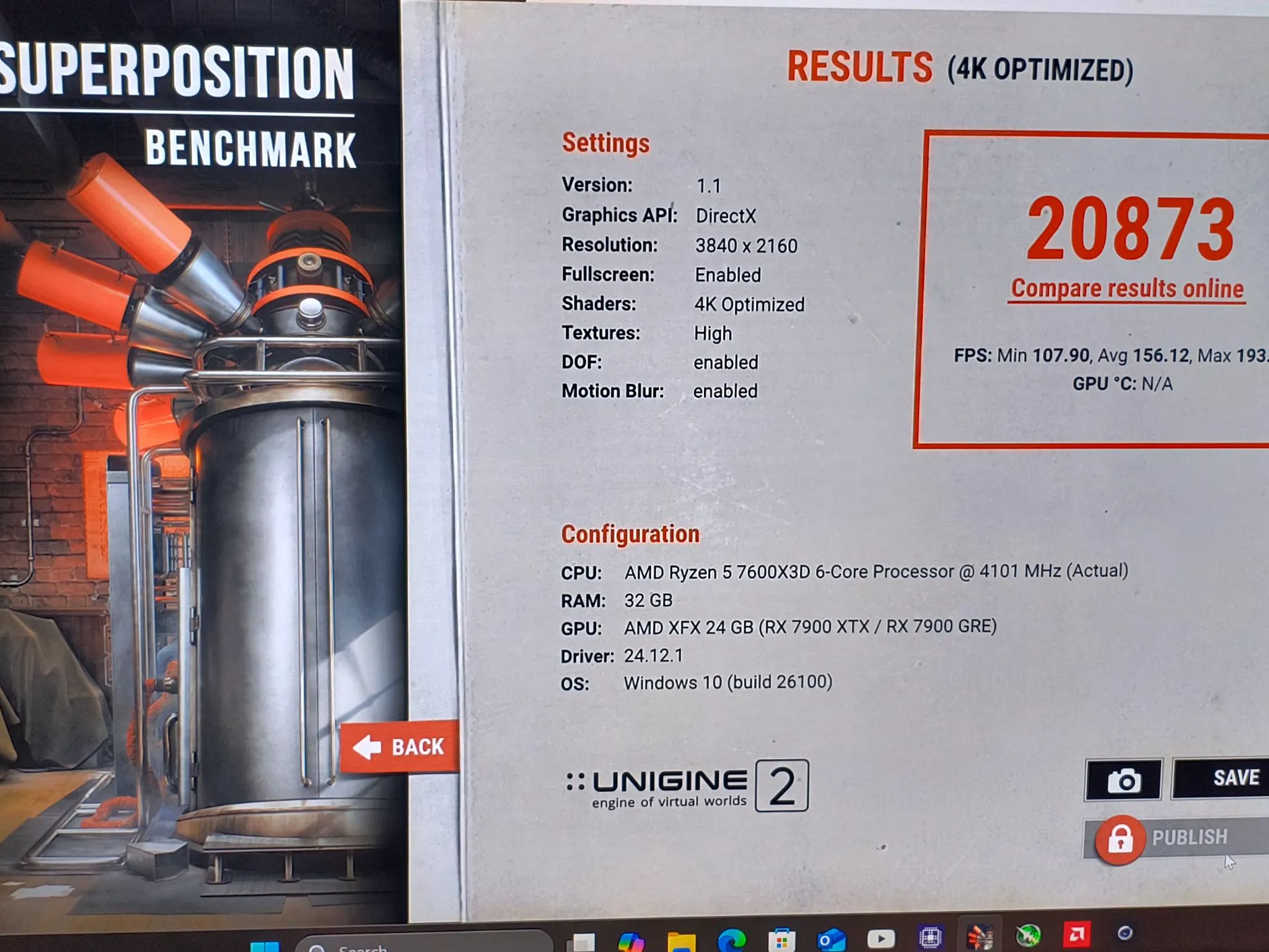 7900xtx \ 7600x3d