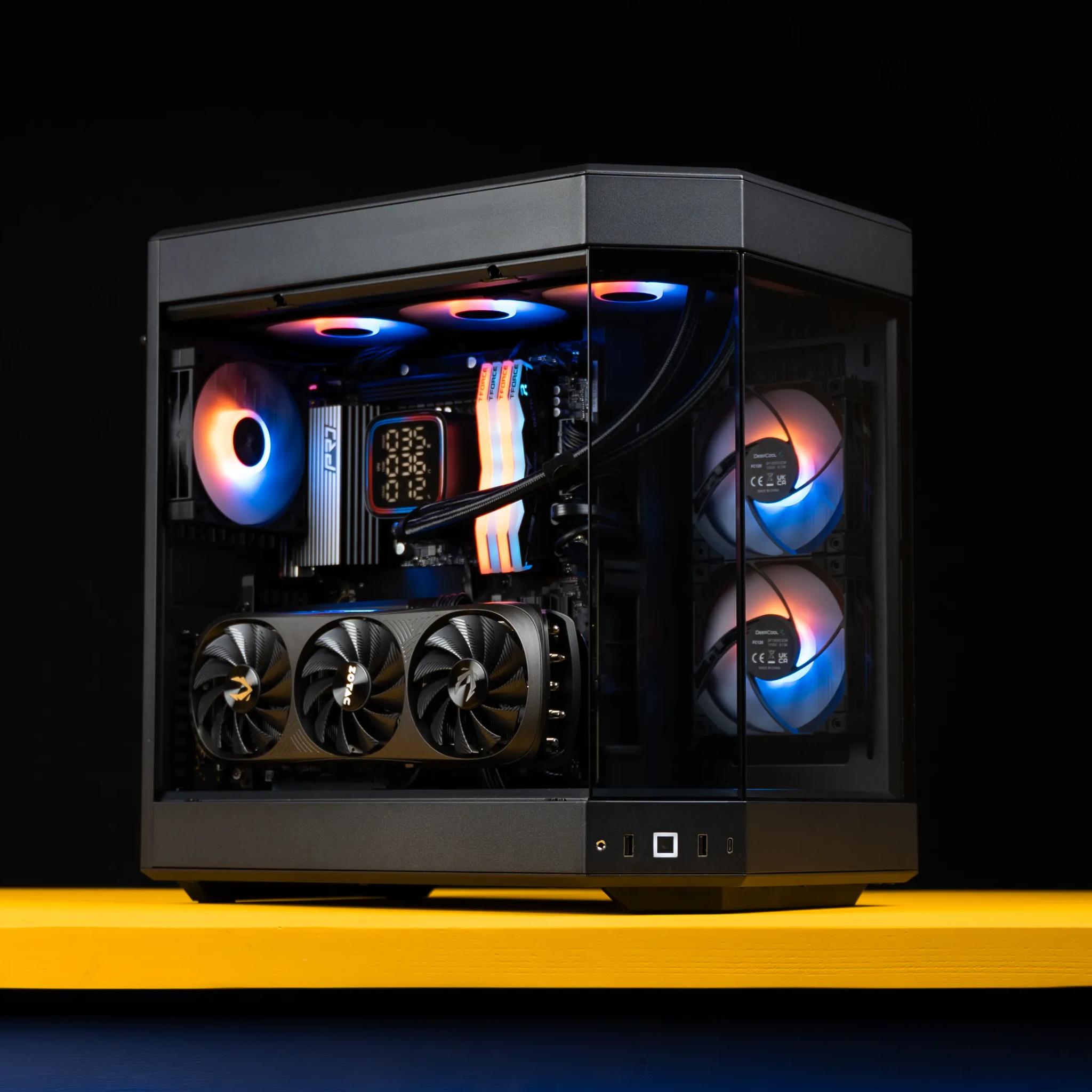 “Darklige” RTX 4080 Super Core Ultra 7 64GB Windows 11 Pro 3TB Workstation Gaming PC