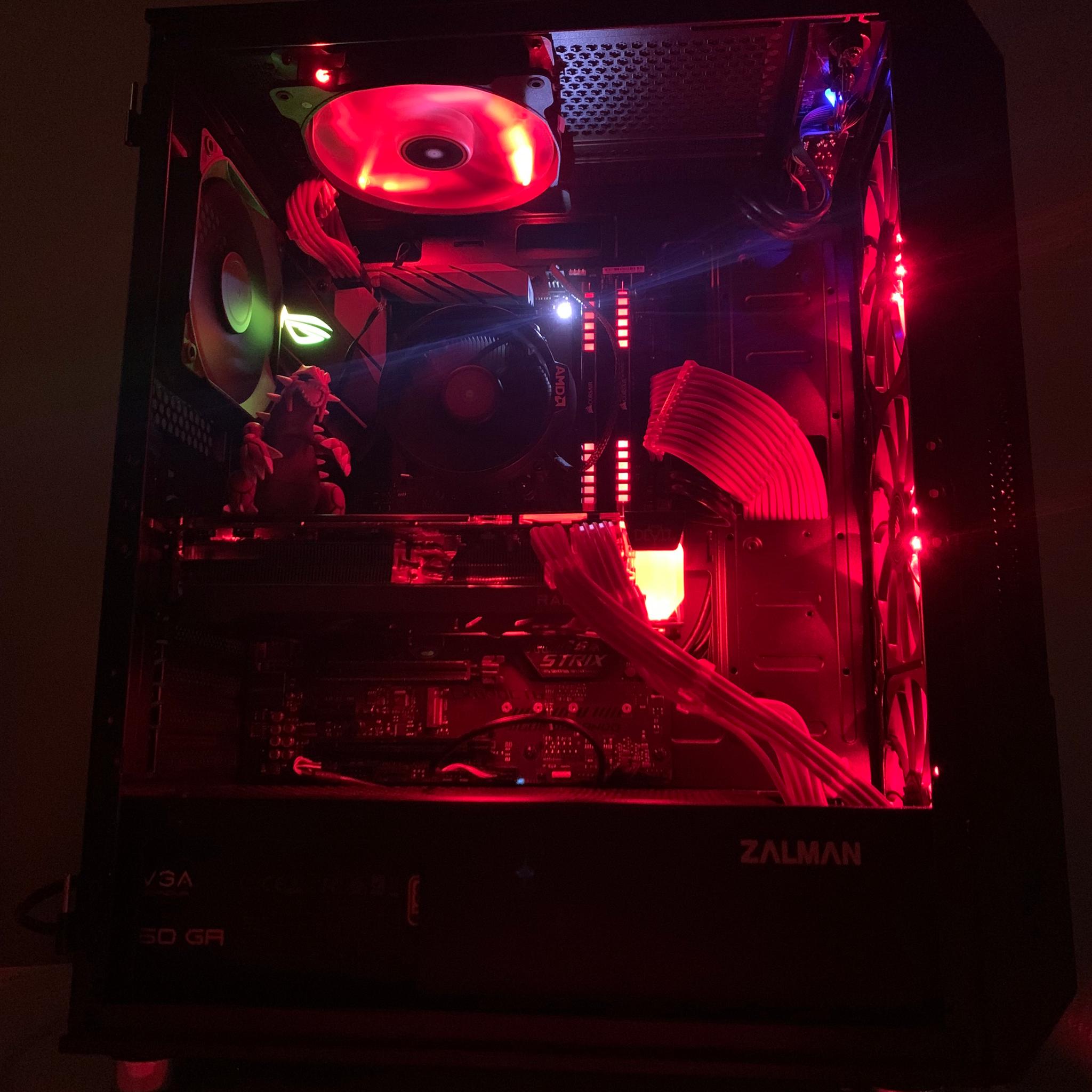 6600 XT + Ryzen 5 3600 Red Devil CUSTOM BUILD - All AMD Gaming PC - Comes with Groudon Figurine!!!