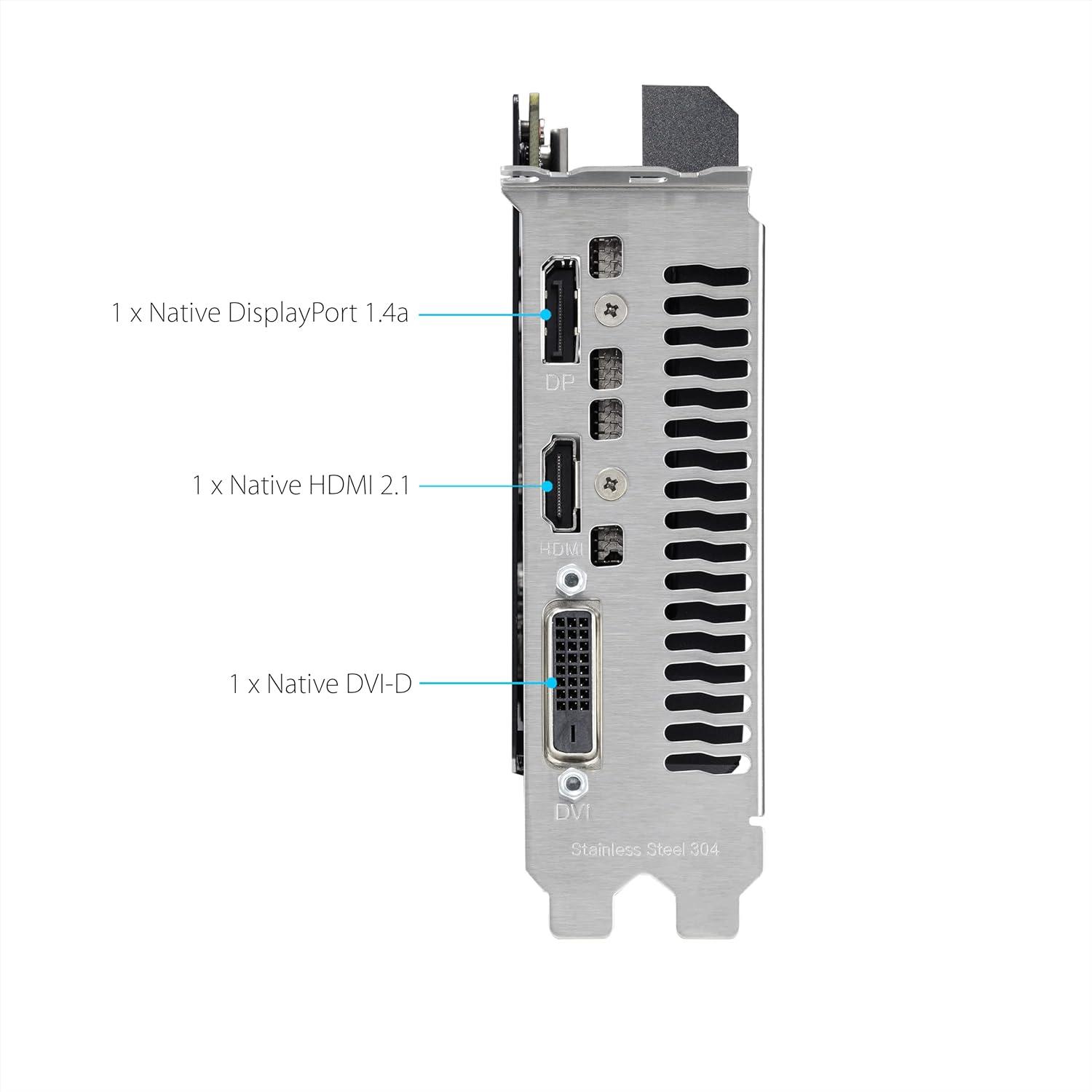 ASUS RTX DUAL 3050 8GB V2 OC GDDR6 DUAL-RTX3050-O8G-V2 Video Graphics Card
