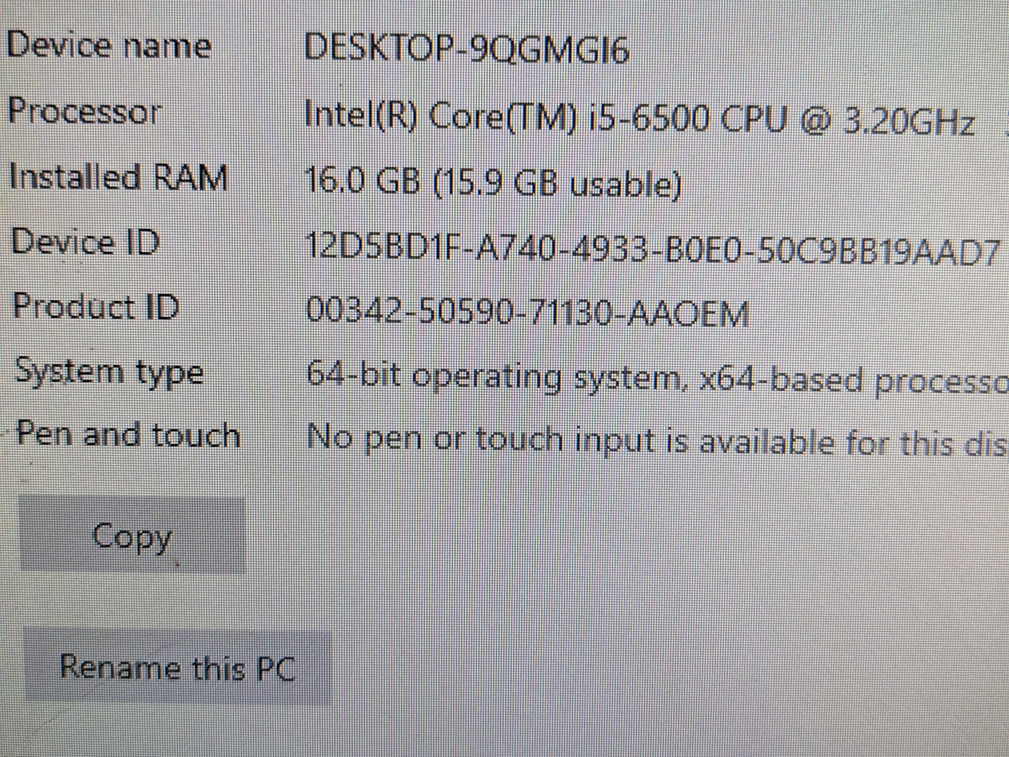 Gaming PC - 1050ti SC + i5 + 16GB DDR4