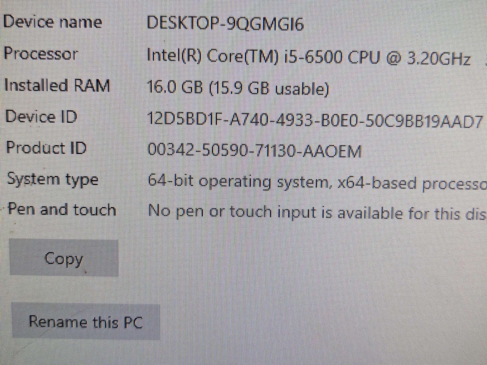 Gaming PC - 1050ti SC + i5 + 16GB DDR4