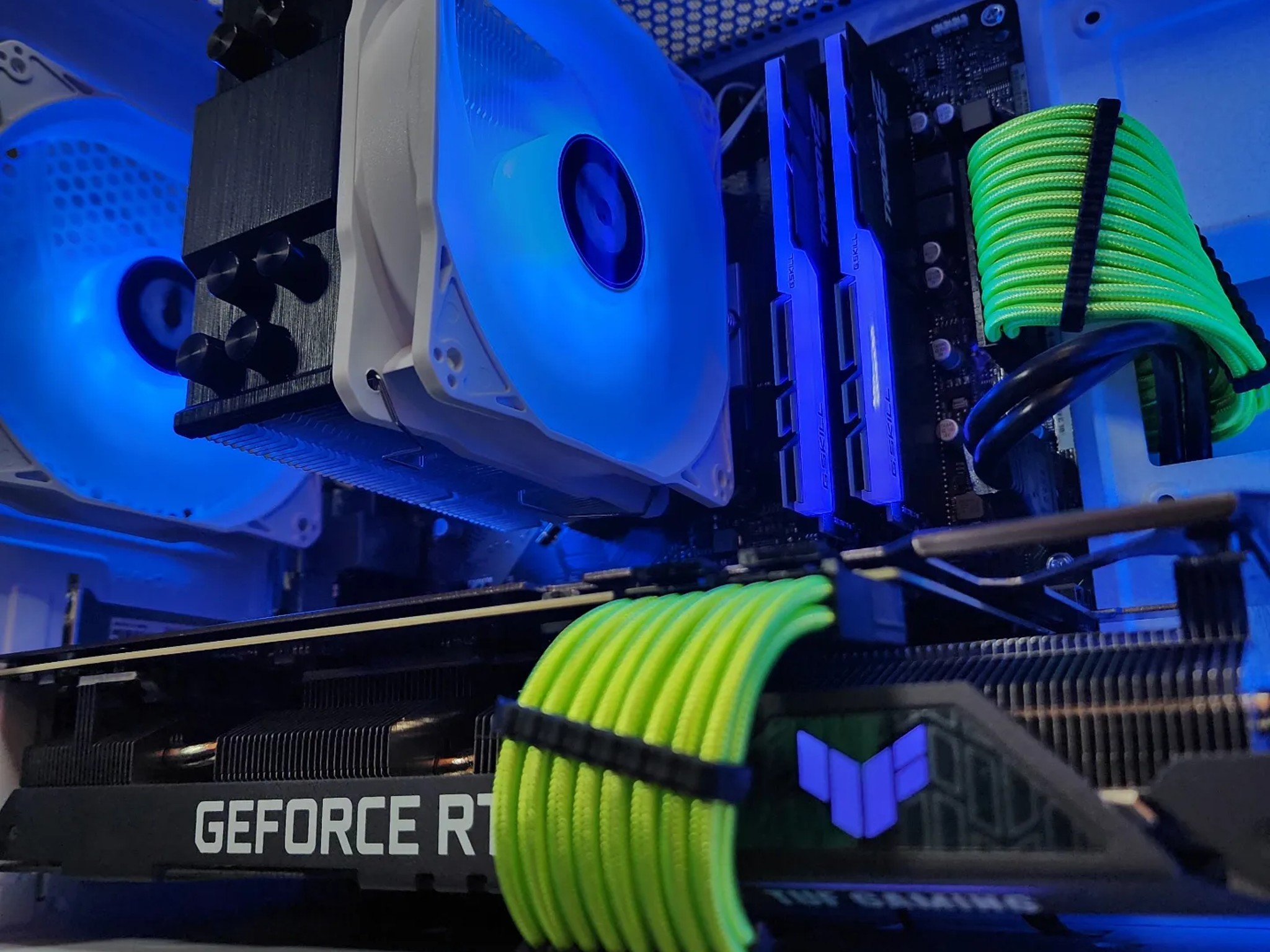 🤍💙💚 ASUS RTX 3070 TUF // AMD Ryzen 7 5700G // G.Skill Trident Z RGB 16GB 