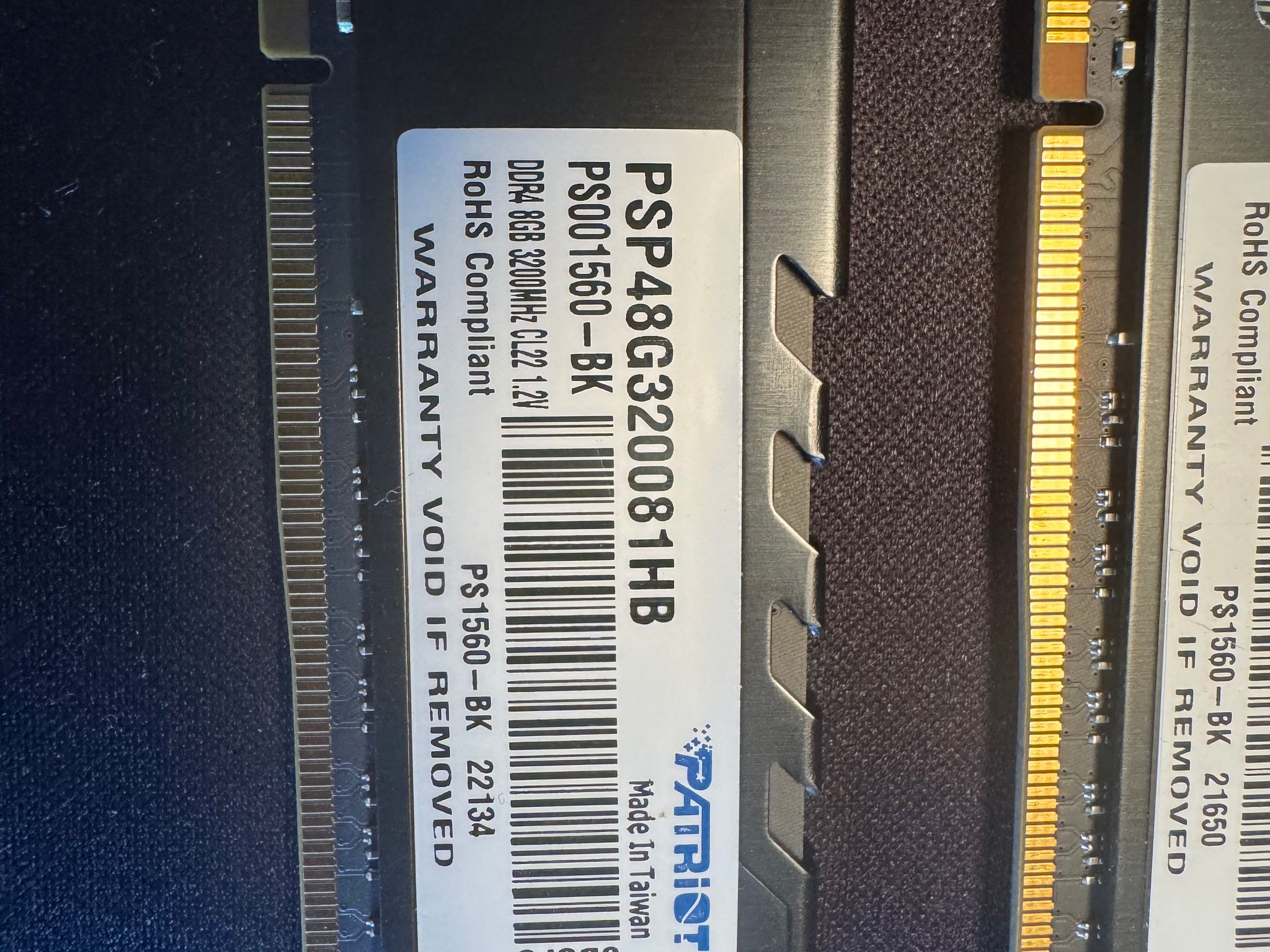 Patriot Signature Premium 32GB DDR4-3200 (4x8GB)
