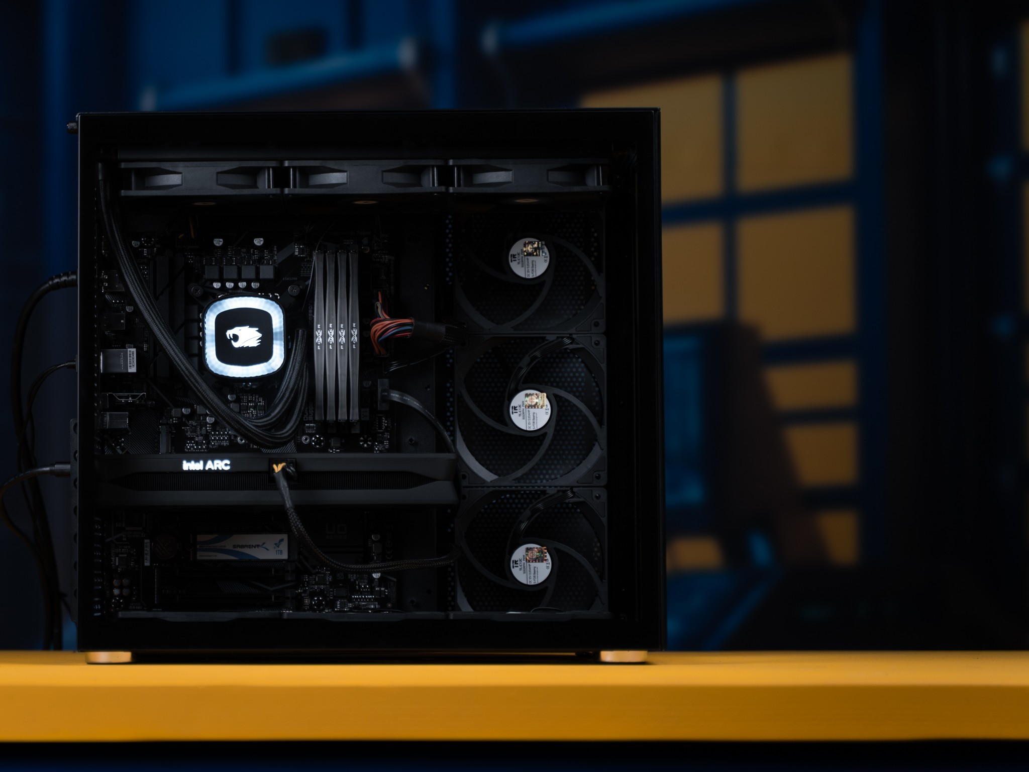 “Shadowtel” Intel ARC B580 Special Edition i5 10600K 32GB Windows 11 1TB 1440P Workstation Gaming PC