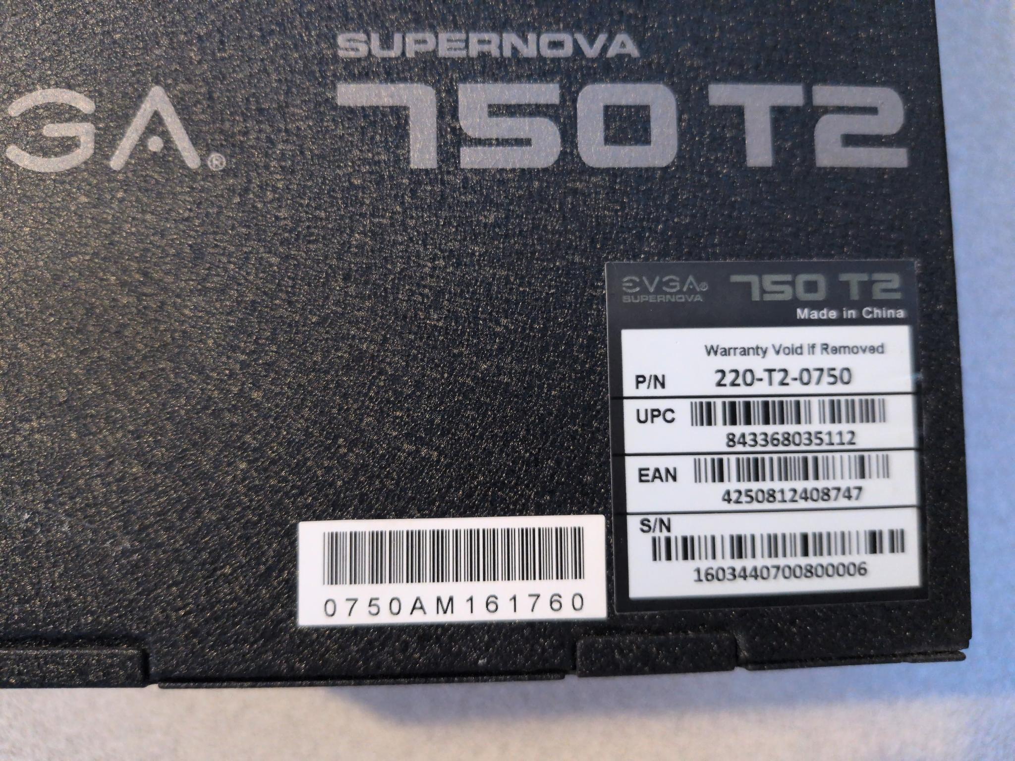 EVGA SuperNOVA 750 T2 - Image 2