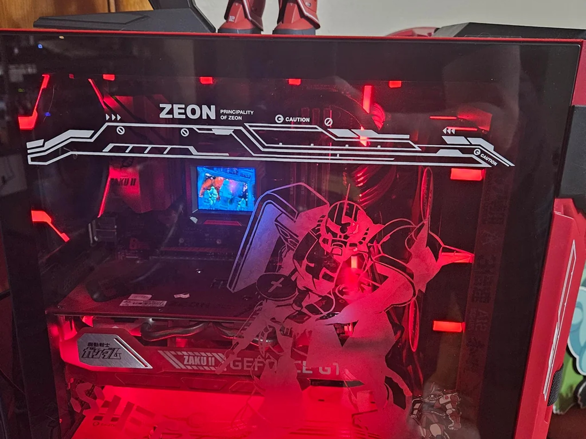Custom Gundam Zaku themed
