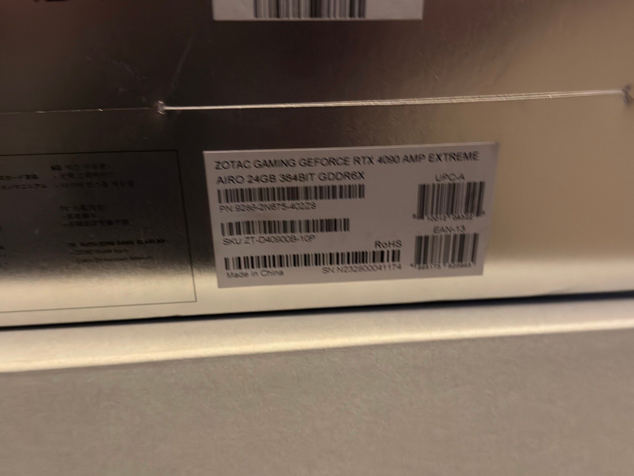 ZOTAC GAMING AMP Extreme AIRO GeForce RTX 4090