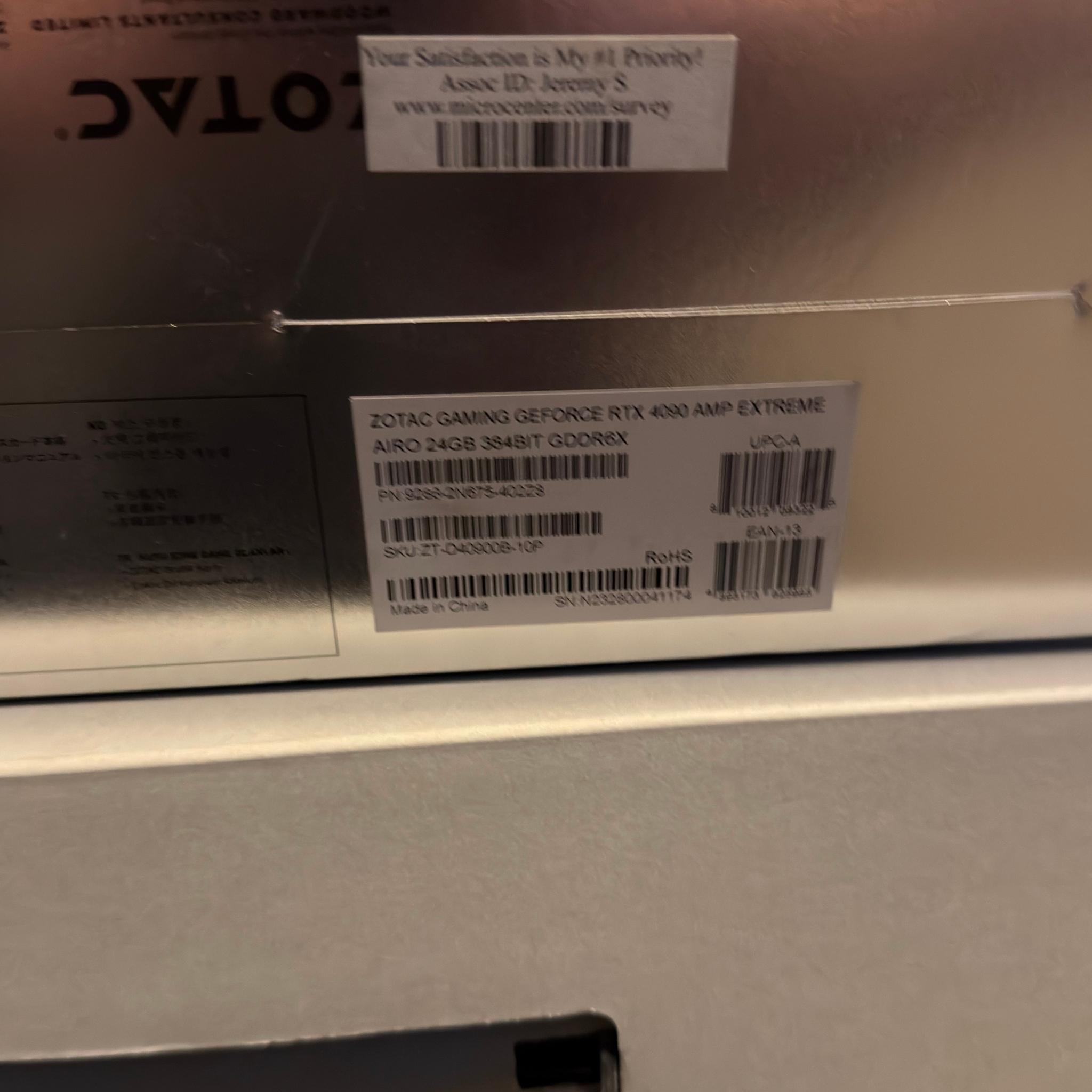 ZOTAC GAMING AMP Extreme AIRO GeForce RTX 4090