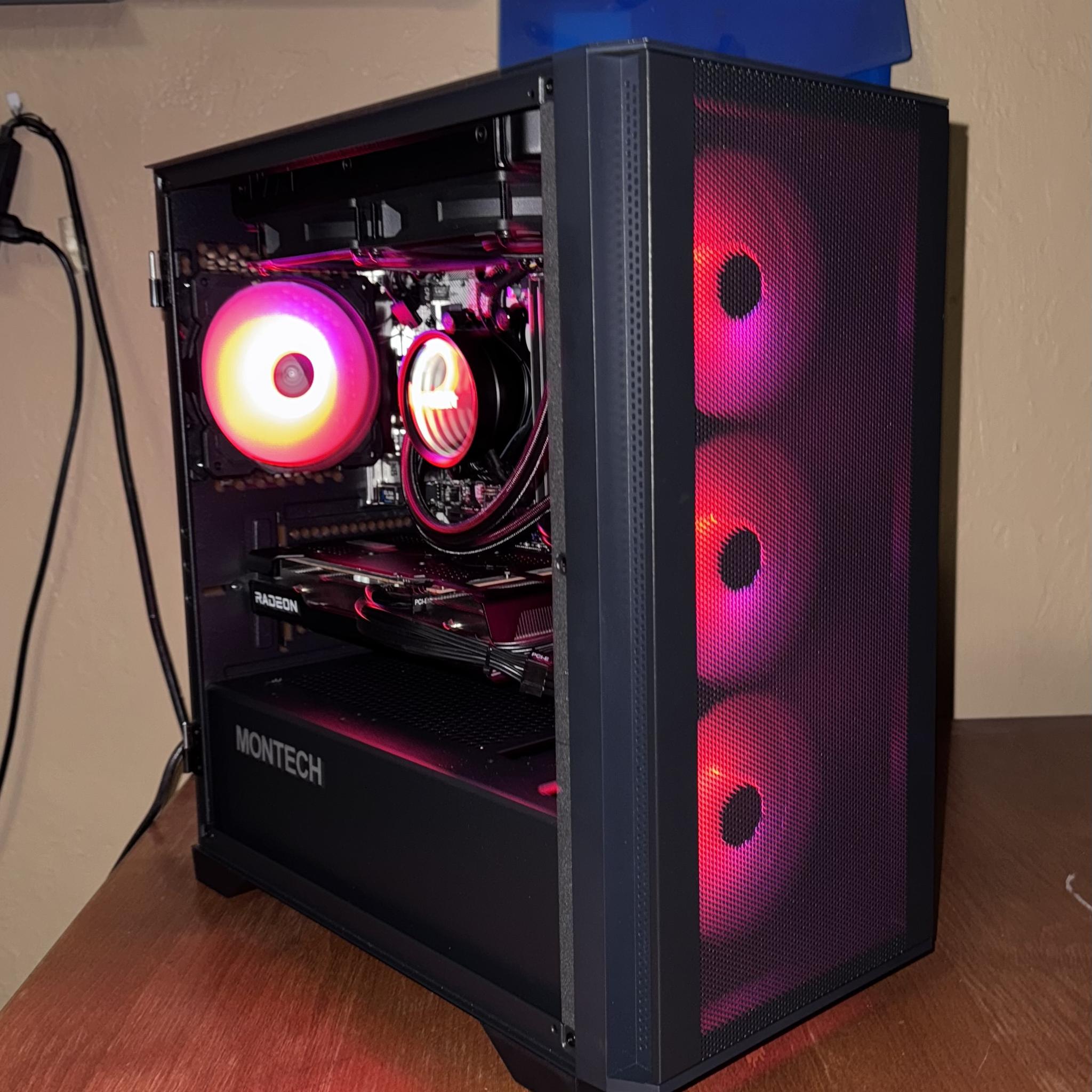 AMD Ryzen 5 5500, RX 6600 8GB (RTX 3060 equivalent), 32GB DDR4, 1TB NVME M.2 SSD, WIN10 | Gaming PC