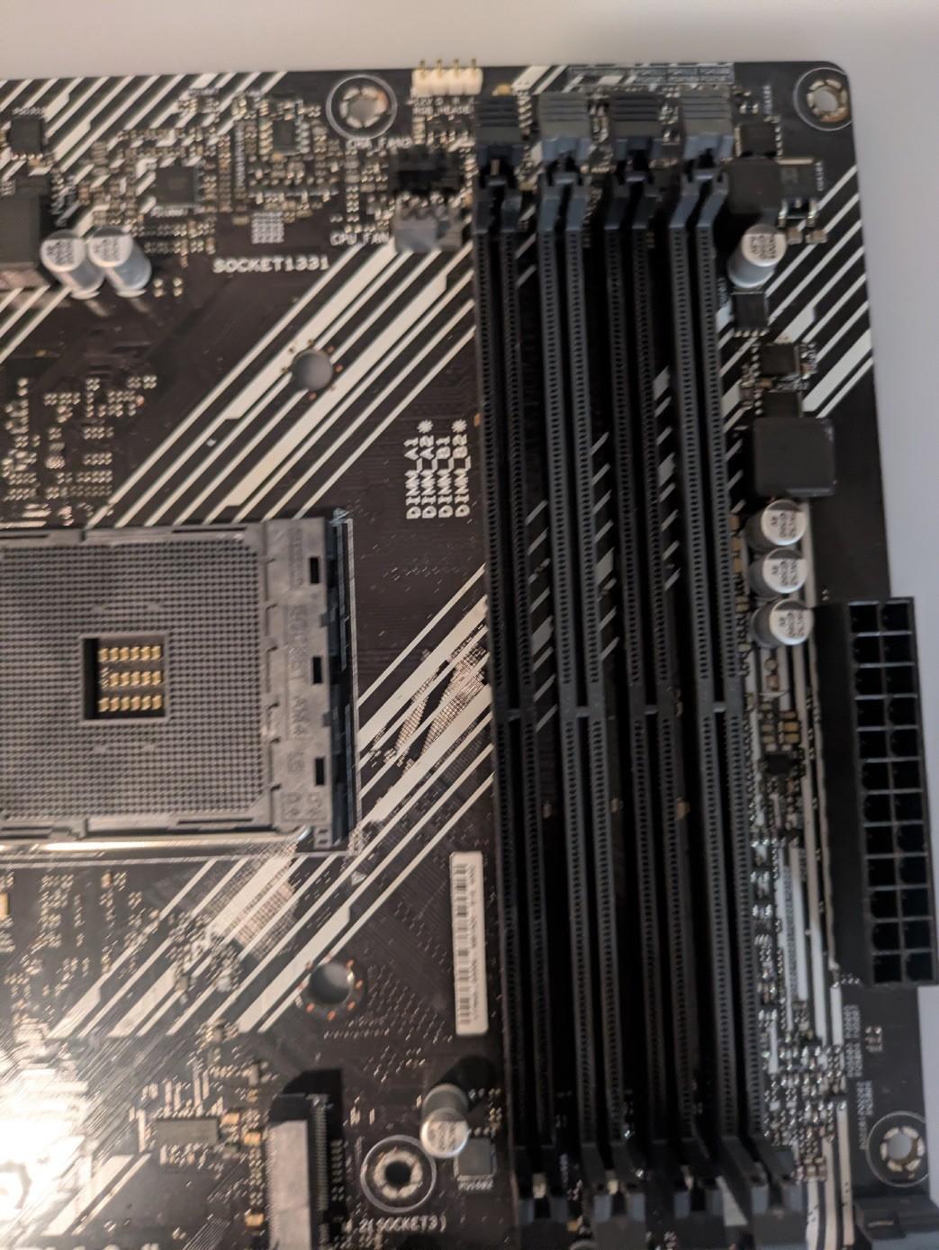 ASUS Prime B450M-A II R1.01 Micro ATX Motherboard (read!)