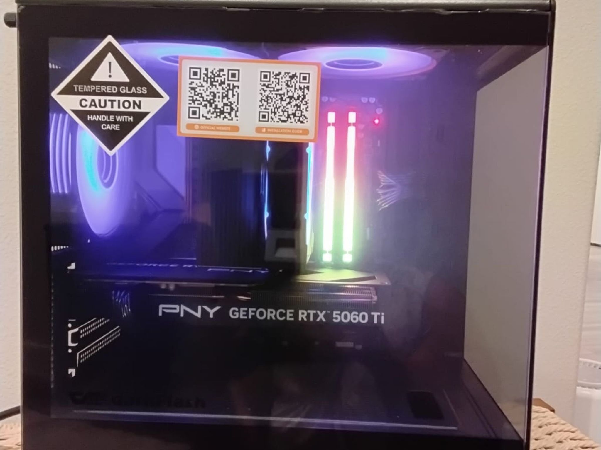 Ryzen 5 9600x GPU PNY 5060ti 16gb VRAM/ 32gb RAM