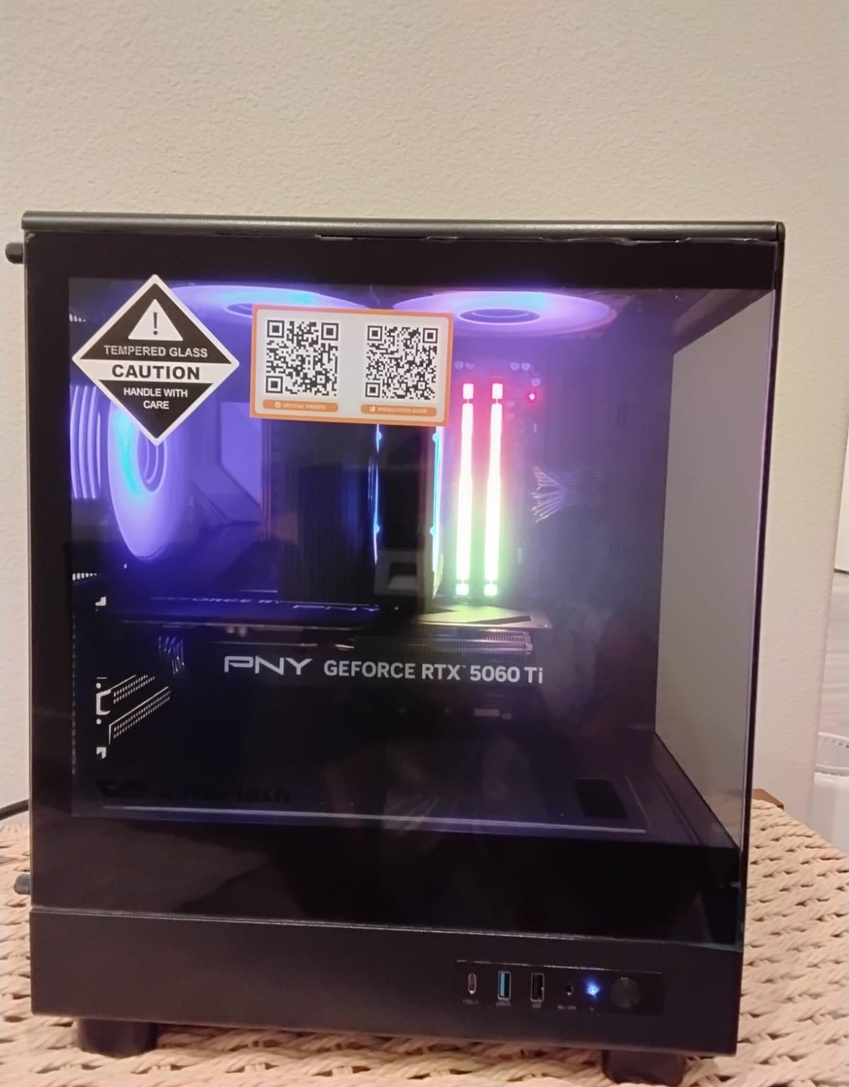 Ryzen 5 9600x GPU PNY 5060ti 16gb VRAM/ 32gb RAM