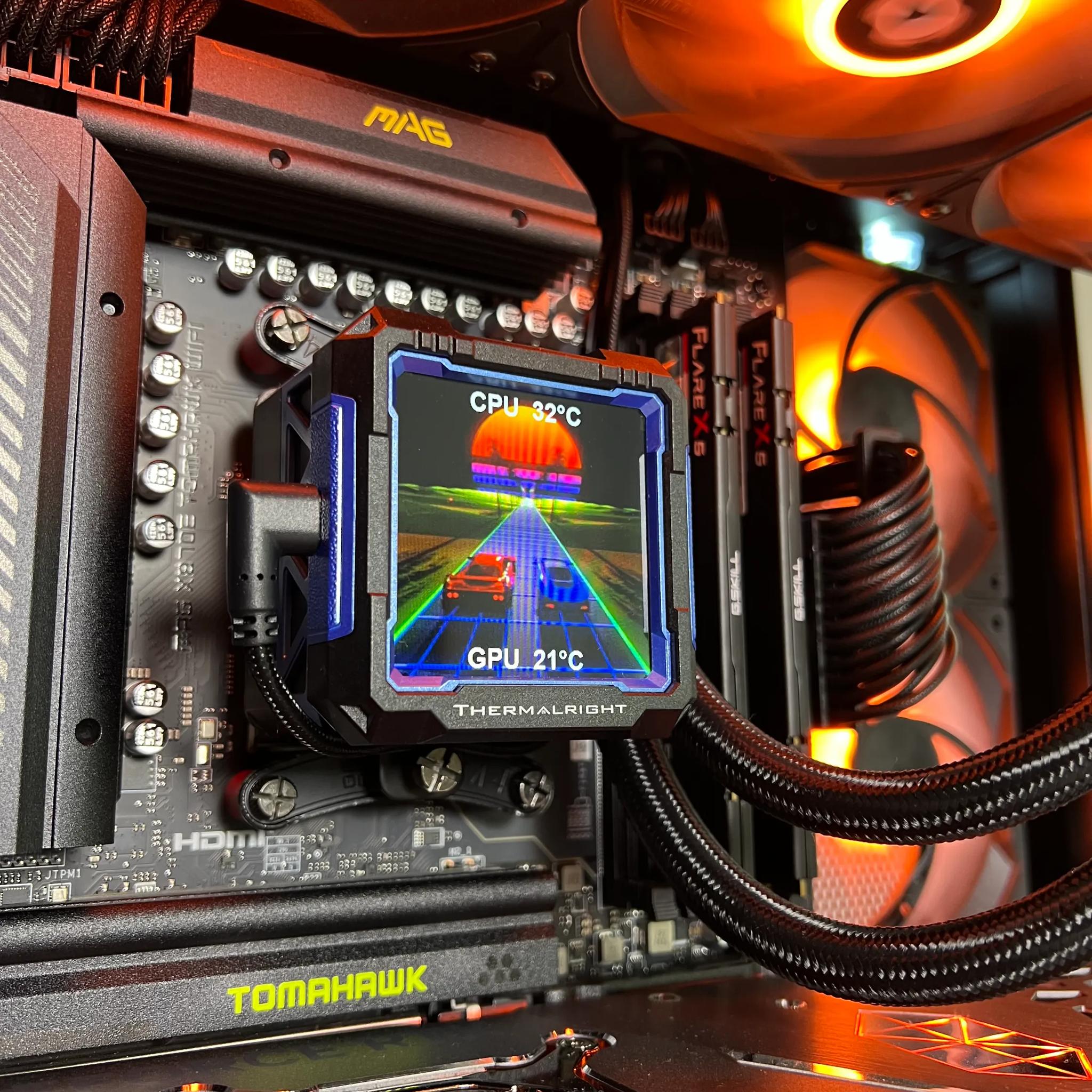 RTX 4070 Ti, Ryzen 9 9900X, 32GB DDR5, 1TB SSD, WiFi - Liquid Cooled Gaming PC