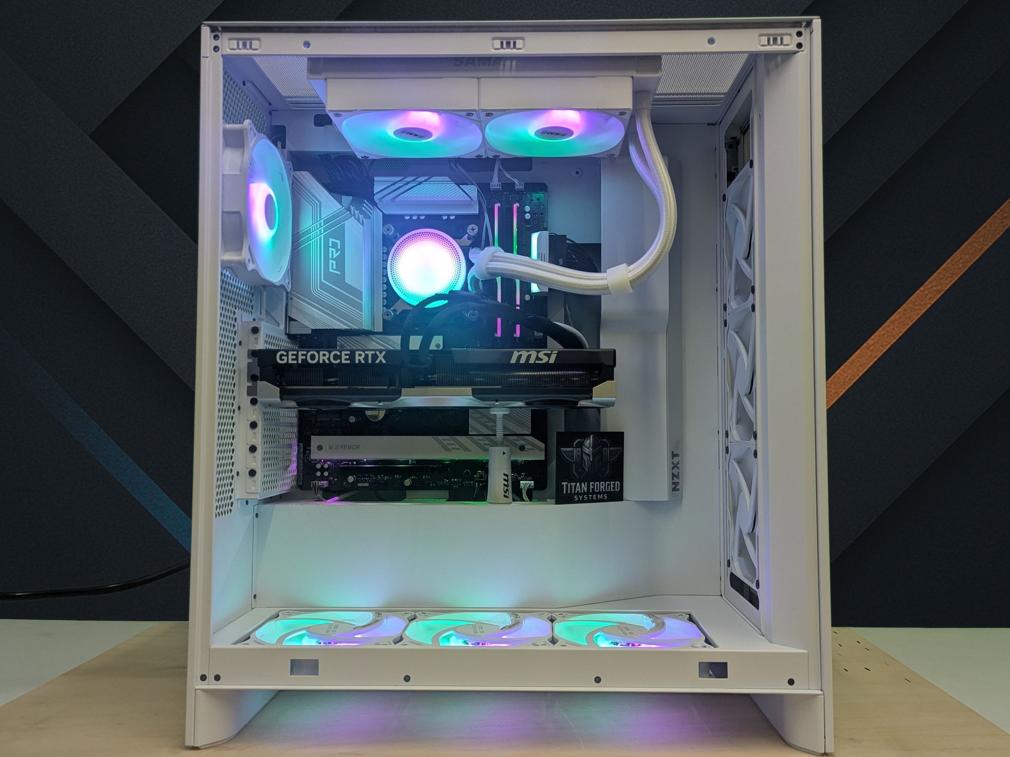 🌸 Livna | MSI Ventus 3X 5070 12GB | 🔹 AMD 9600X | Clean White Build | 32GB DDR5 | 2TB NVMe