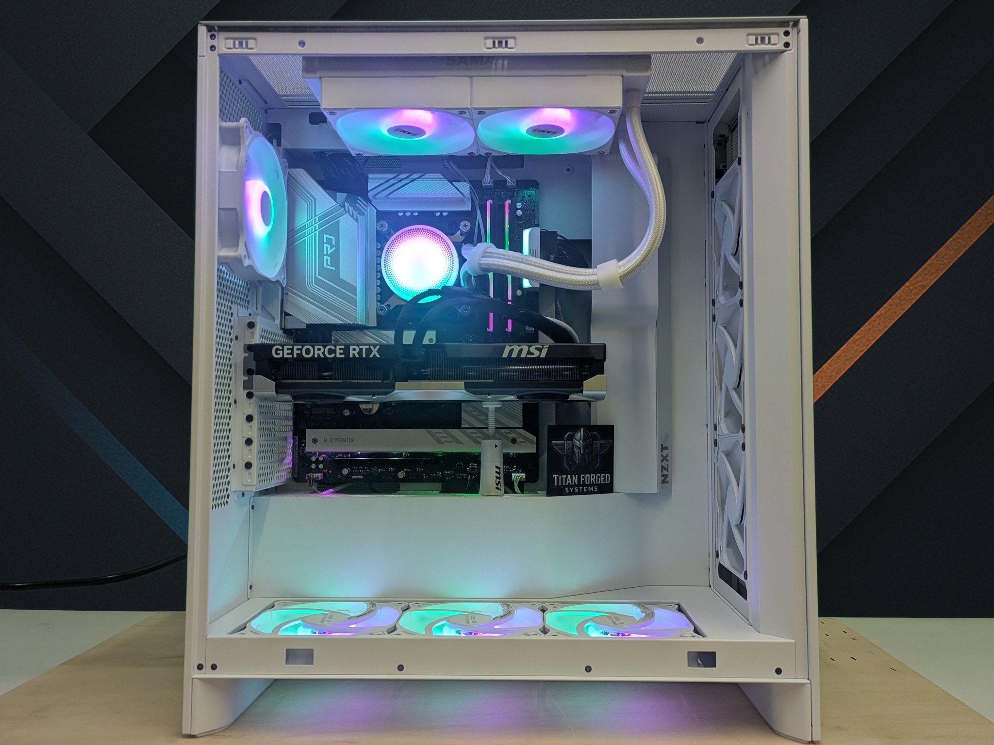 🌸 Livna | MSI Ventus 3X 5070 12GB | 🔹 AMD 9600X | Clean White Build | 32GB DDR5 | 2TB NVMe
