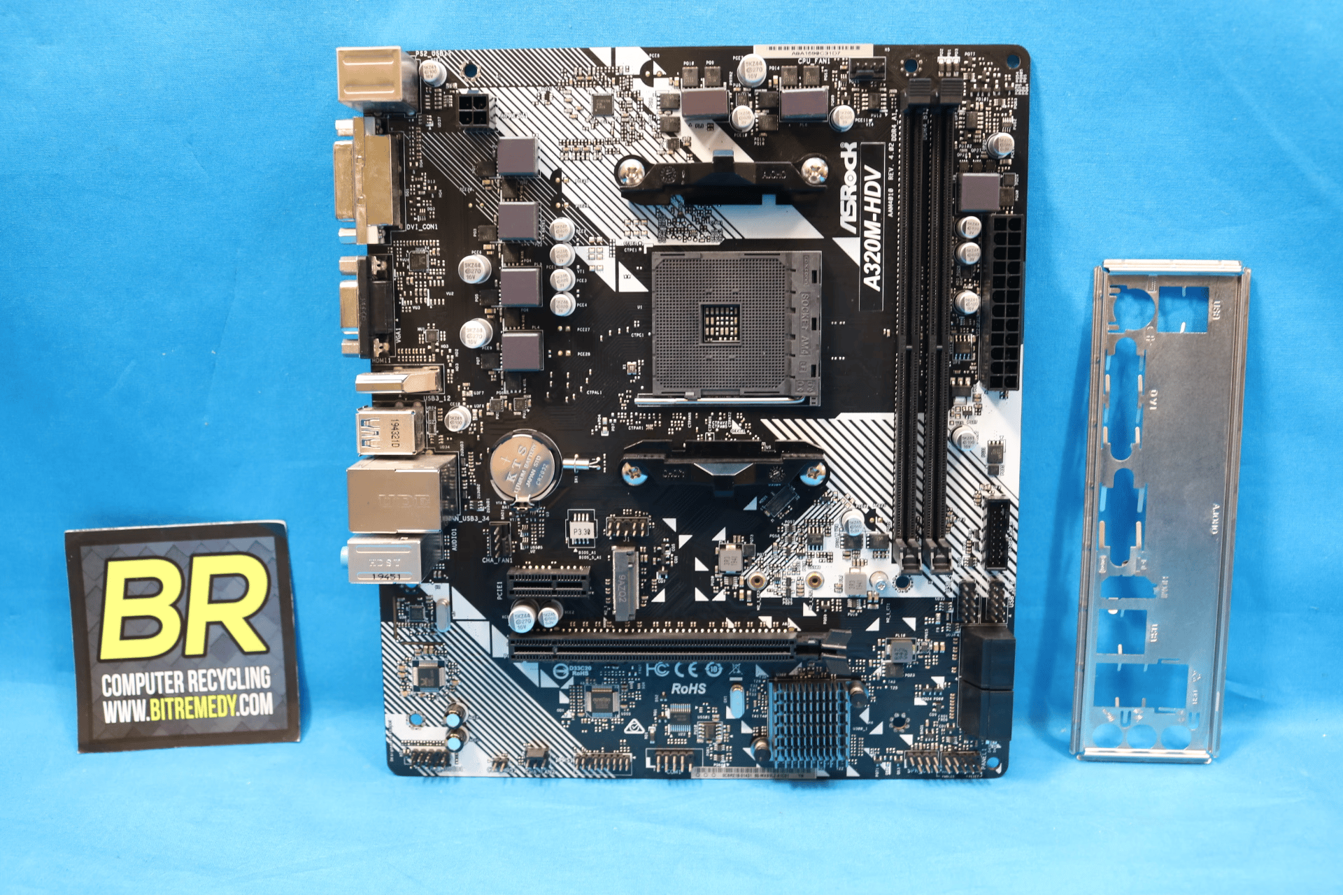 *Newest BIOS Version* ASRock A320M-HDV R4.0 AMD Socket AM4 MicroATX DDR4 Desktop Motherboard & I/O