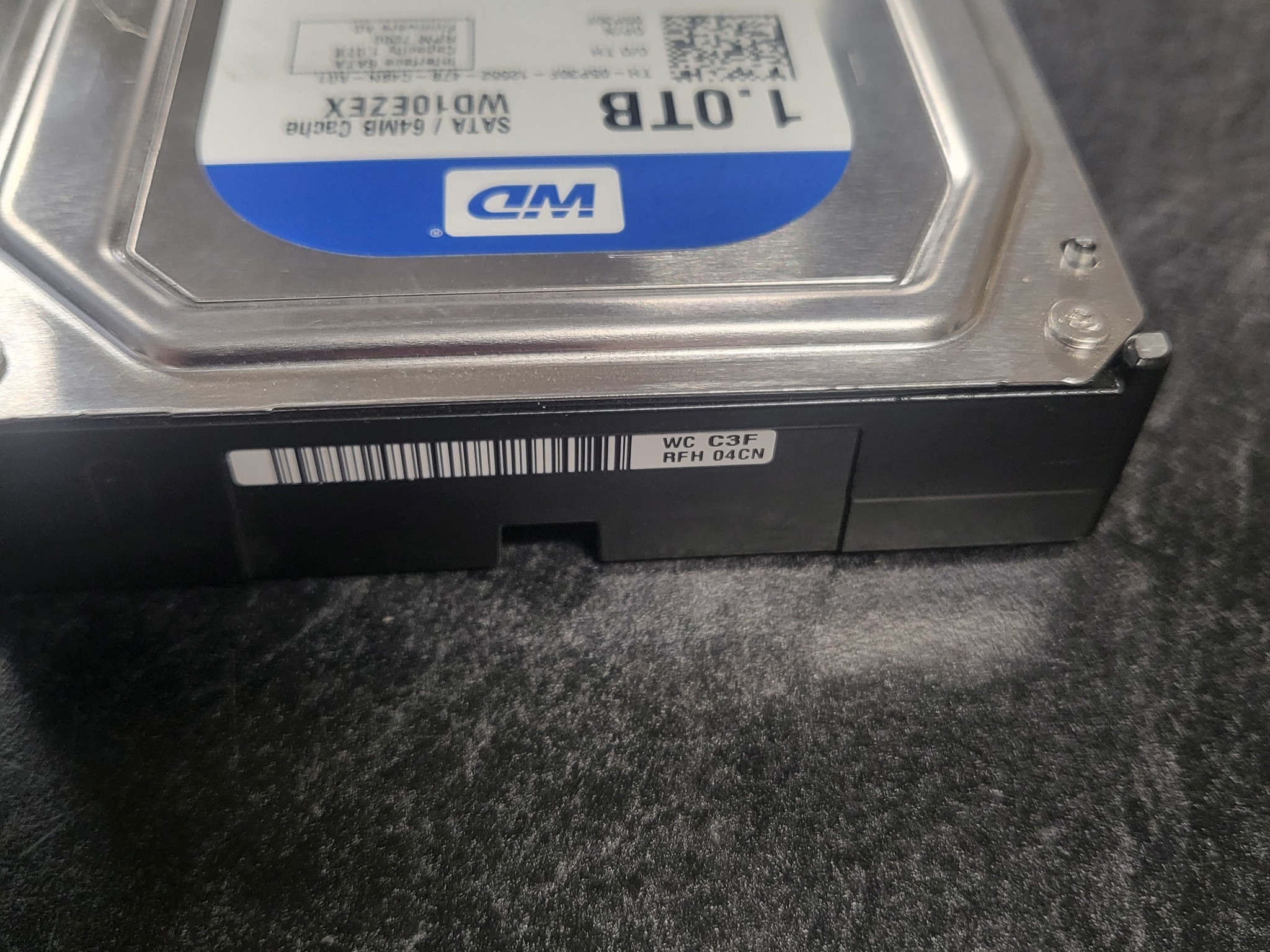 1 TB Western Digital Blue (7200RPM, 3.5", SATA III, 64MB Cache) Internal HDD w/ under 2k hours