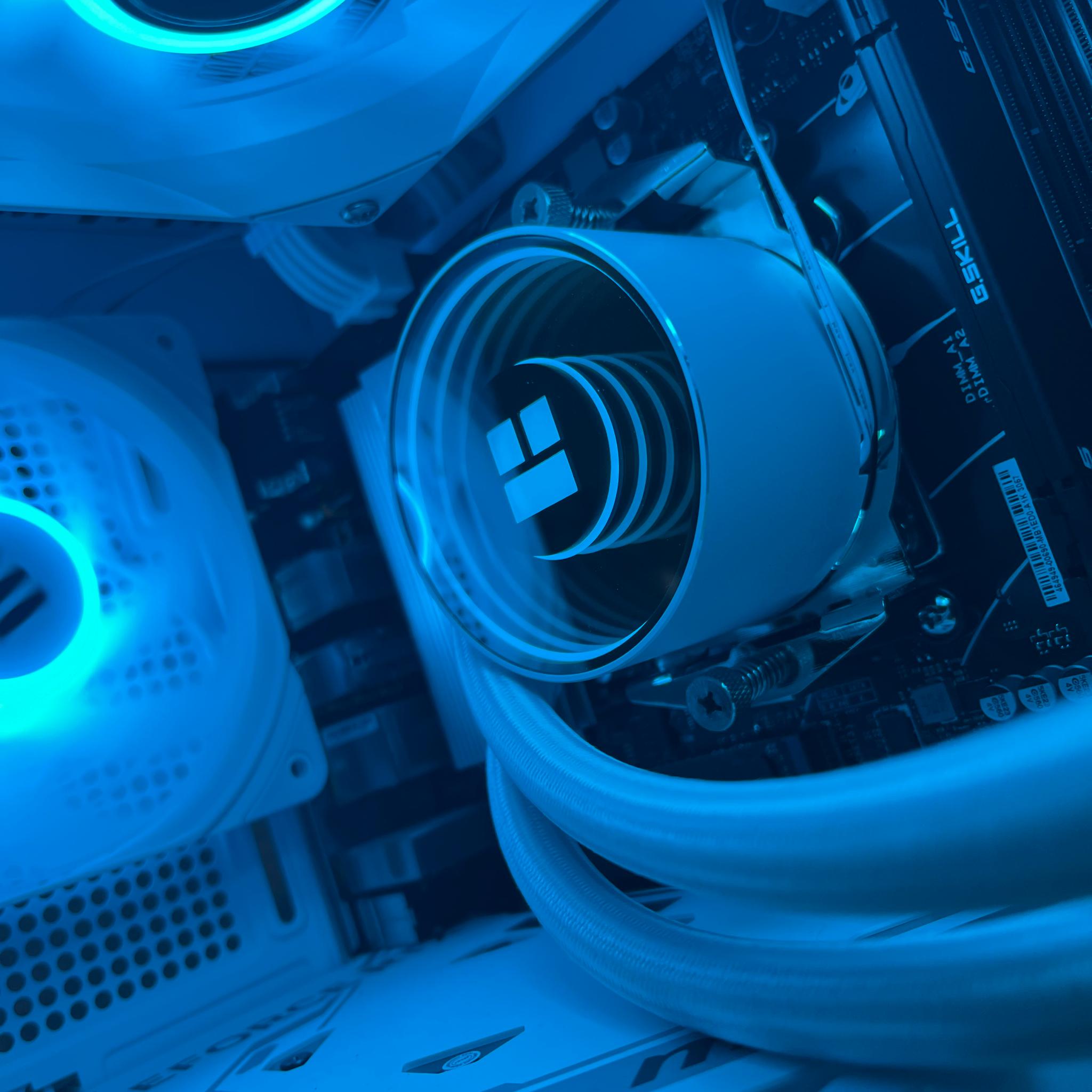 All White 1080p Gaming PC | NVIDIA RTX 4060 | 16GB 6000mhz RAM | WIFI | 1TB NVME M.2 | AIO