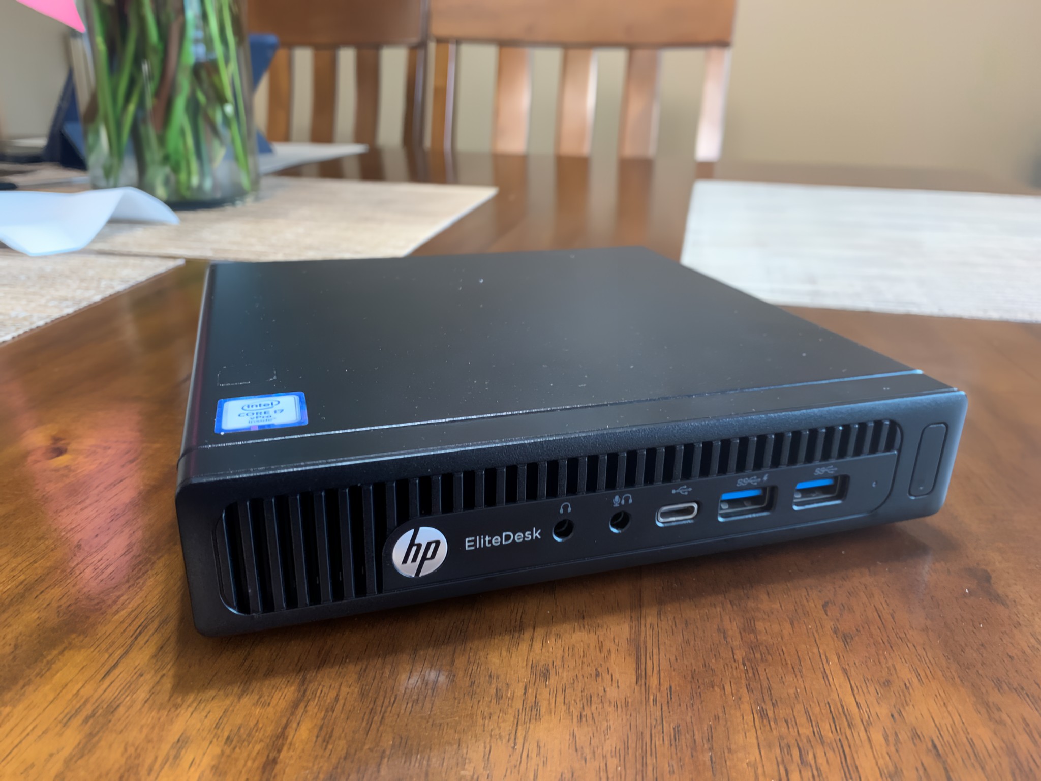 SFF HP EliteDesk 800G2 i7-6700T | Home/Office/Media server pc *Banana for scale*