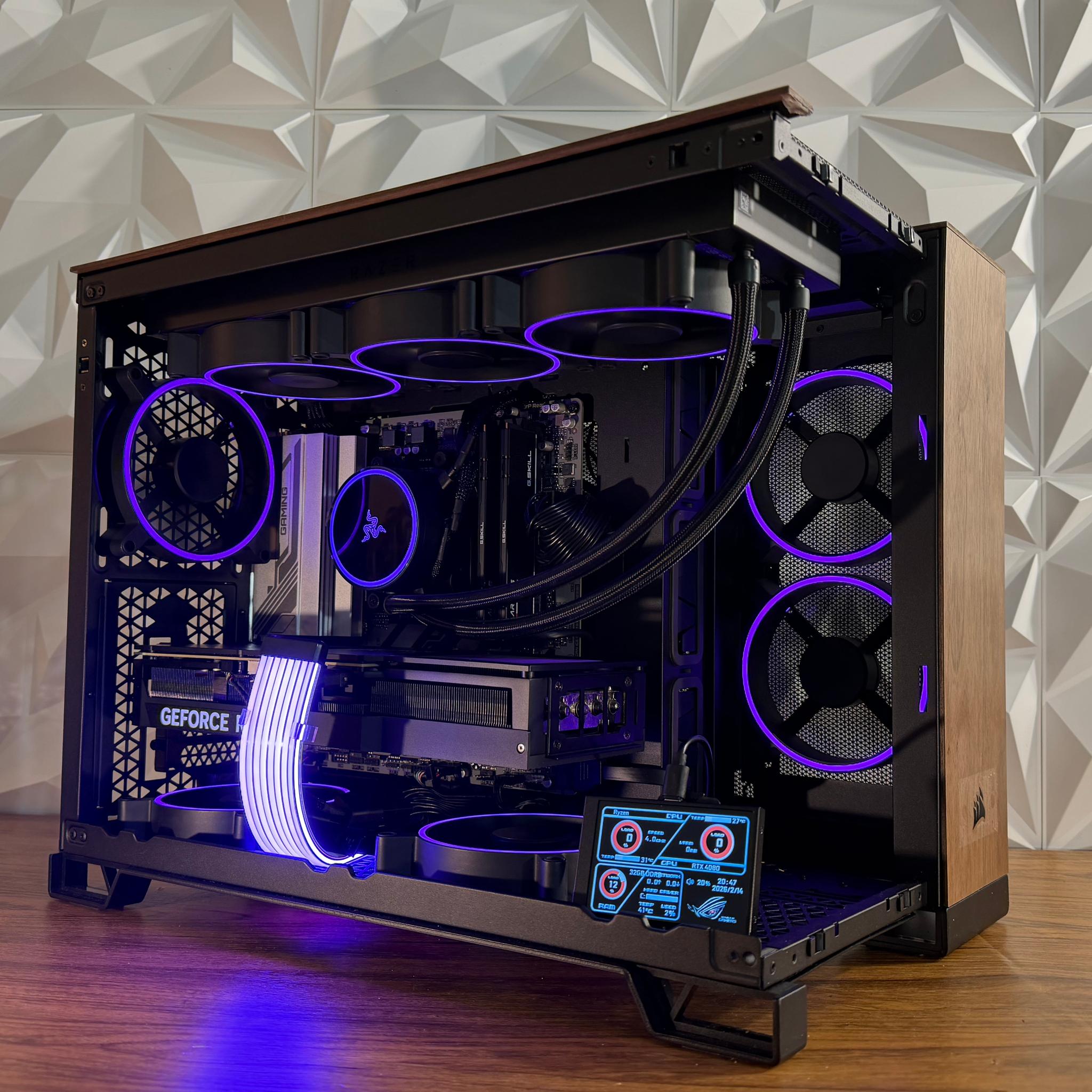 🌲RTX 4080 | 9800x3d/7900X | 32GB DDR5 | 2TB | Windows 11 Pro 🌲 “WOODLAND PHANTOM”
