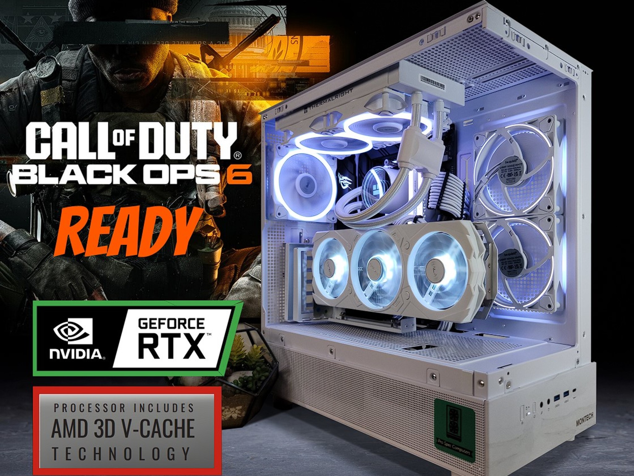 🎃 Halloween Sale 🎃 Ivory Storm: RTX 4070 | Ryzen 7 | 32GB RAM | 1 TB | 850w | Win11 Pro | Wifi