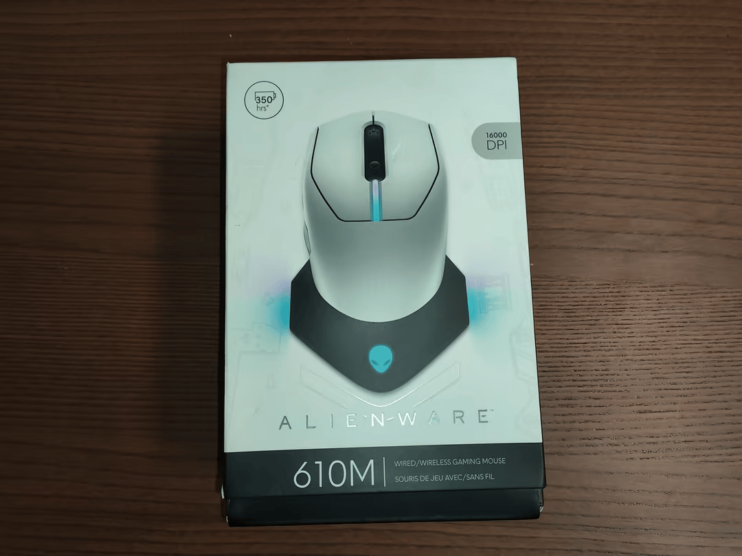 Alienware 610M Wired/Wireless Gaming Mouse 16000 DPI 350hr Battery