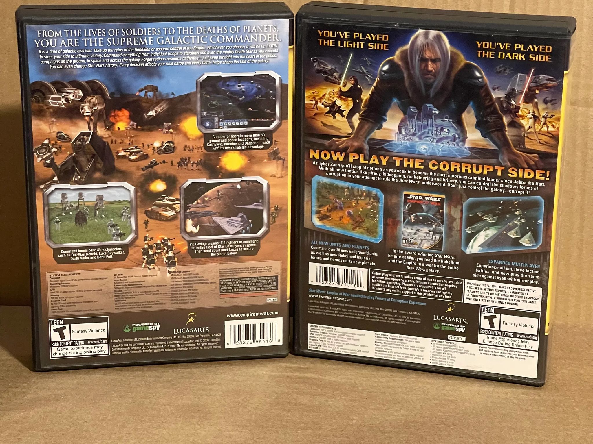 Star Wars Empire At War & Forces of Corruption Expansion Bundle