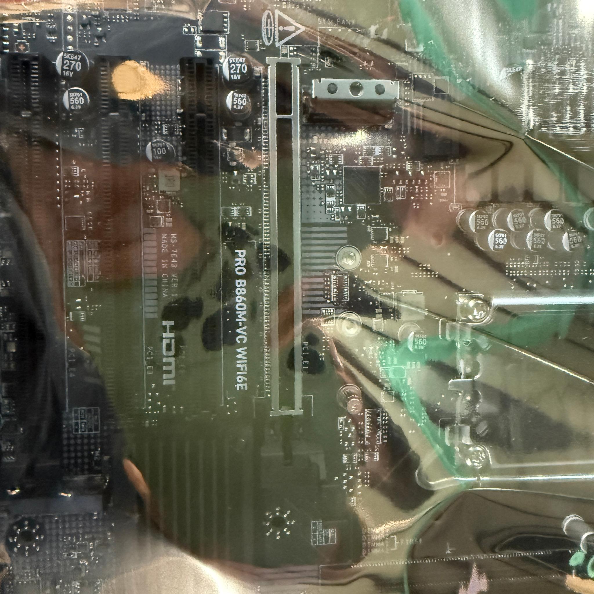 MSI Pro B860M-VC WIFI6E Motherboard Brand New