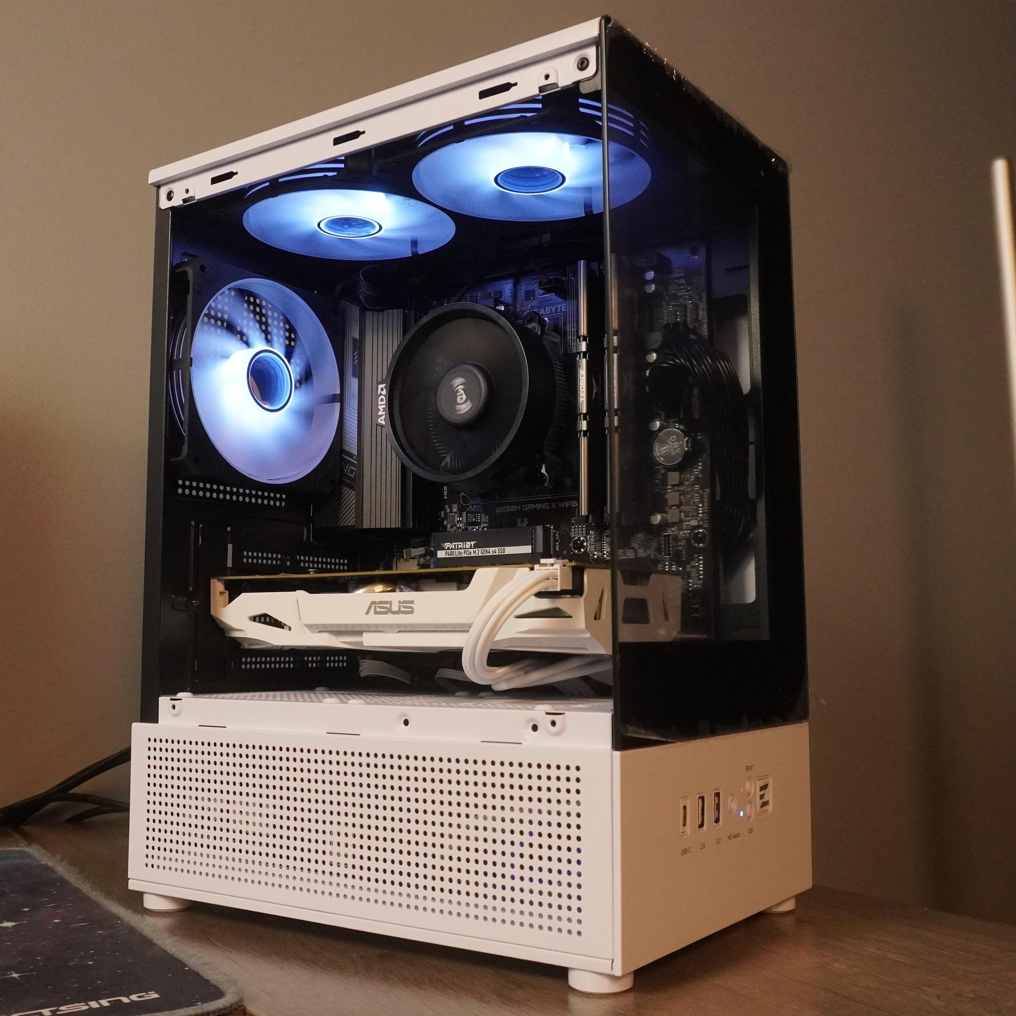 🤍 PANDA 🖤 1080p GAMING MACHINE 💚GTX 1060 6gb 🧡 Ryzen 5 5500 | 16GB | 500GB | WIFI