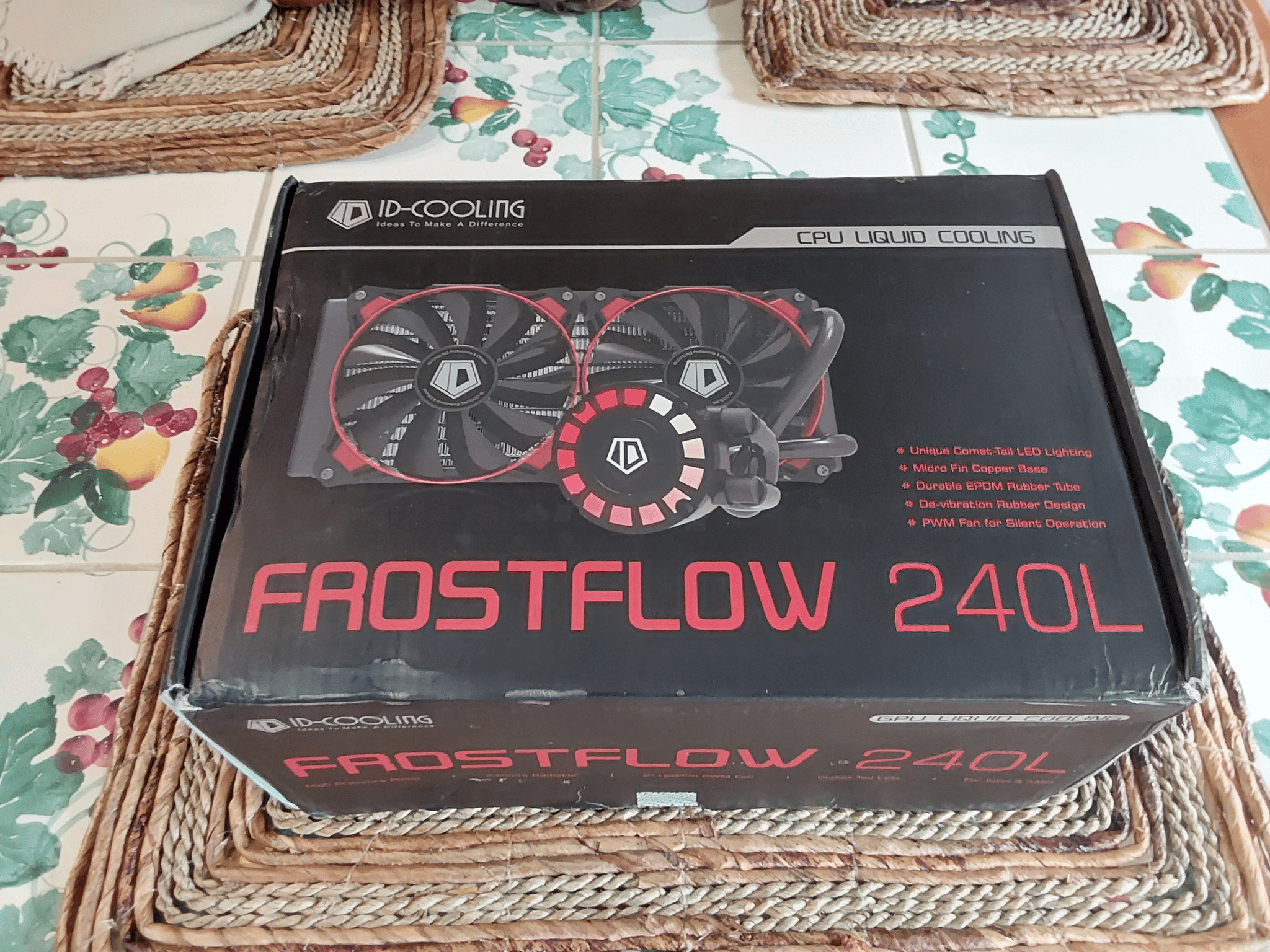 NEW ID-COOLING FROSTFLOW 240L AIO CPU Cooler with Comet-tail LED Lighting