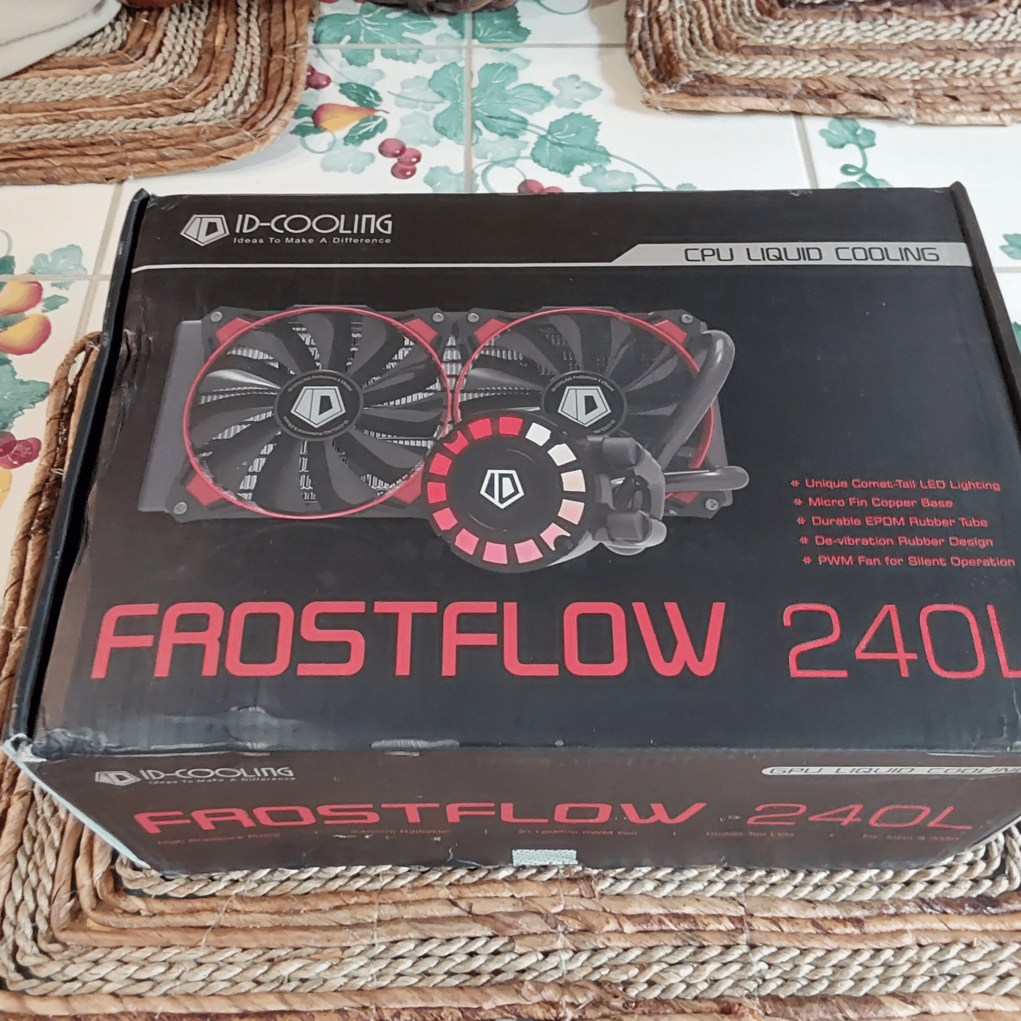 NEW ID-COOLING FROSTFLOW 240L AIO CPU Cooler with Comet-tail LED Lighting
