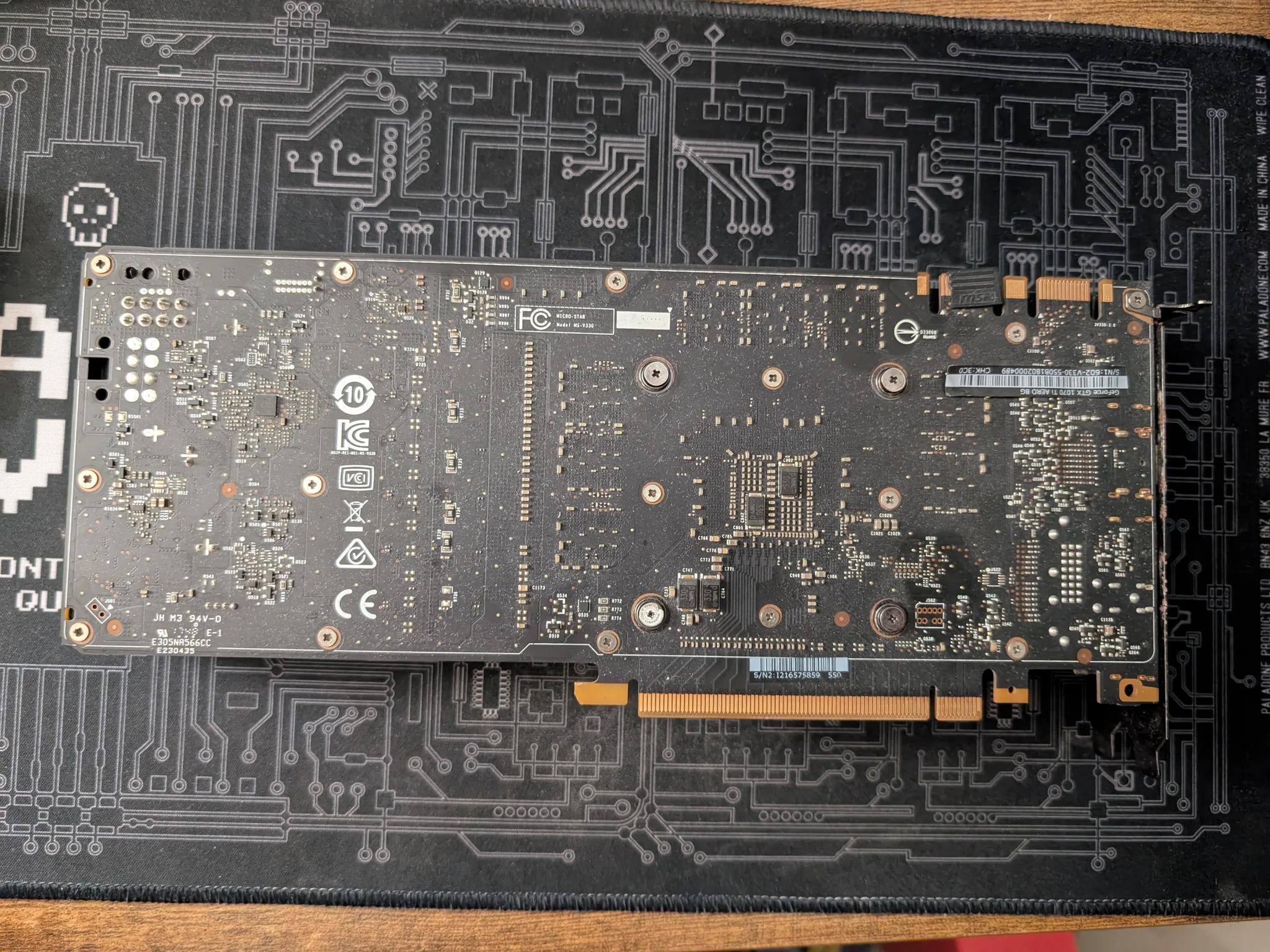 GTX 1070 Ti MSI Aero