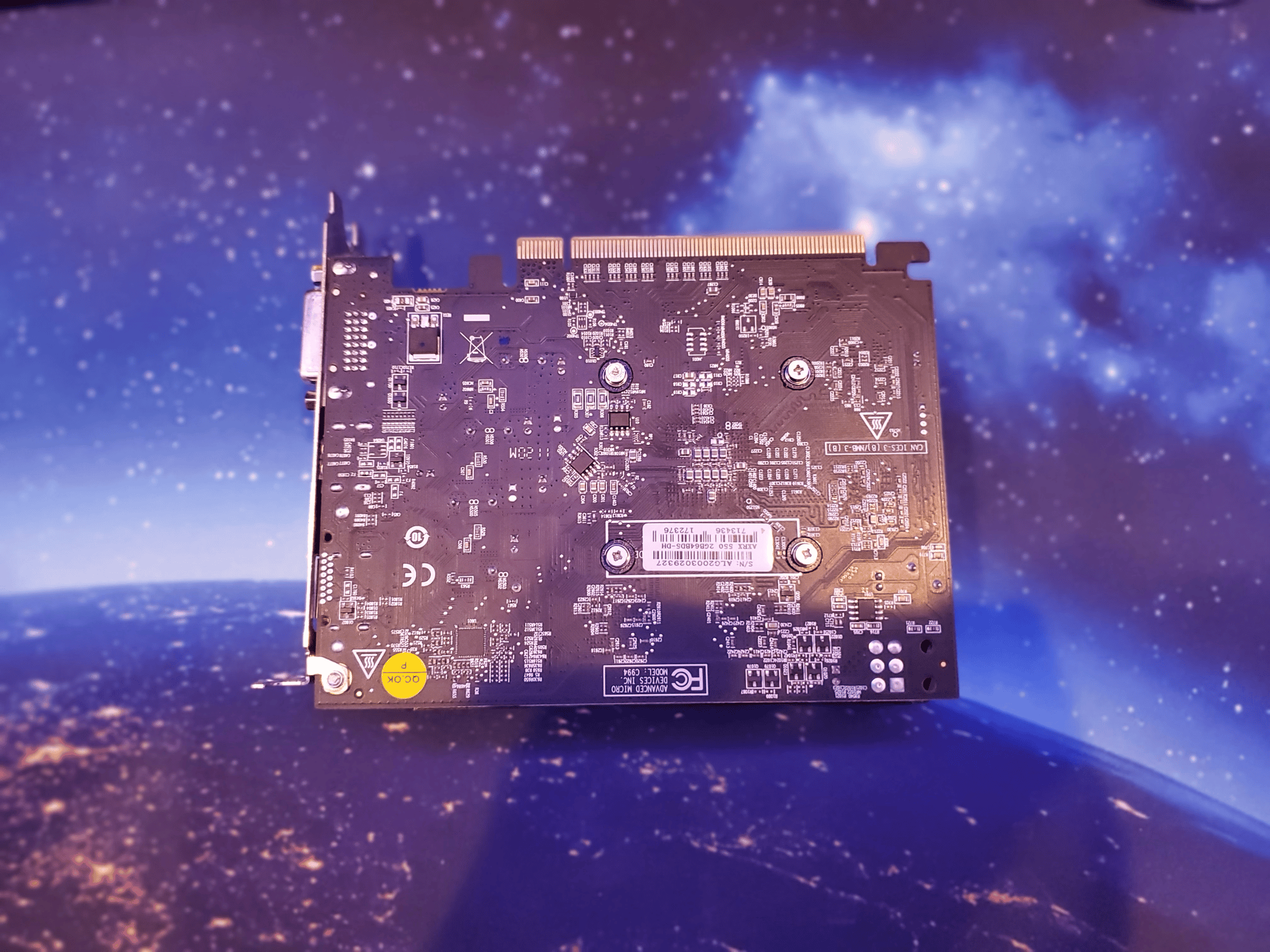 PowerColor RX 550 Single Fan