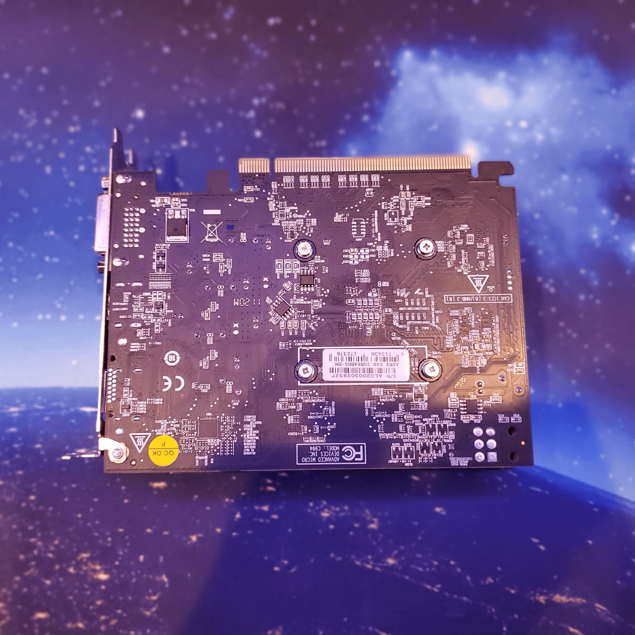 PowerColor RX 550 Single Fan