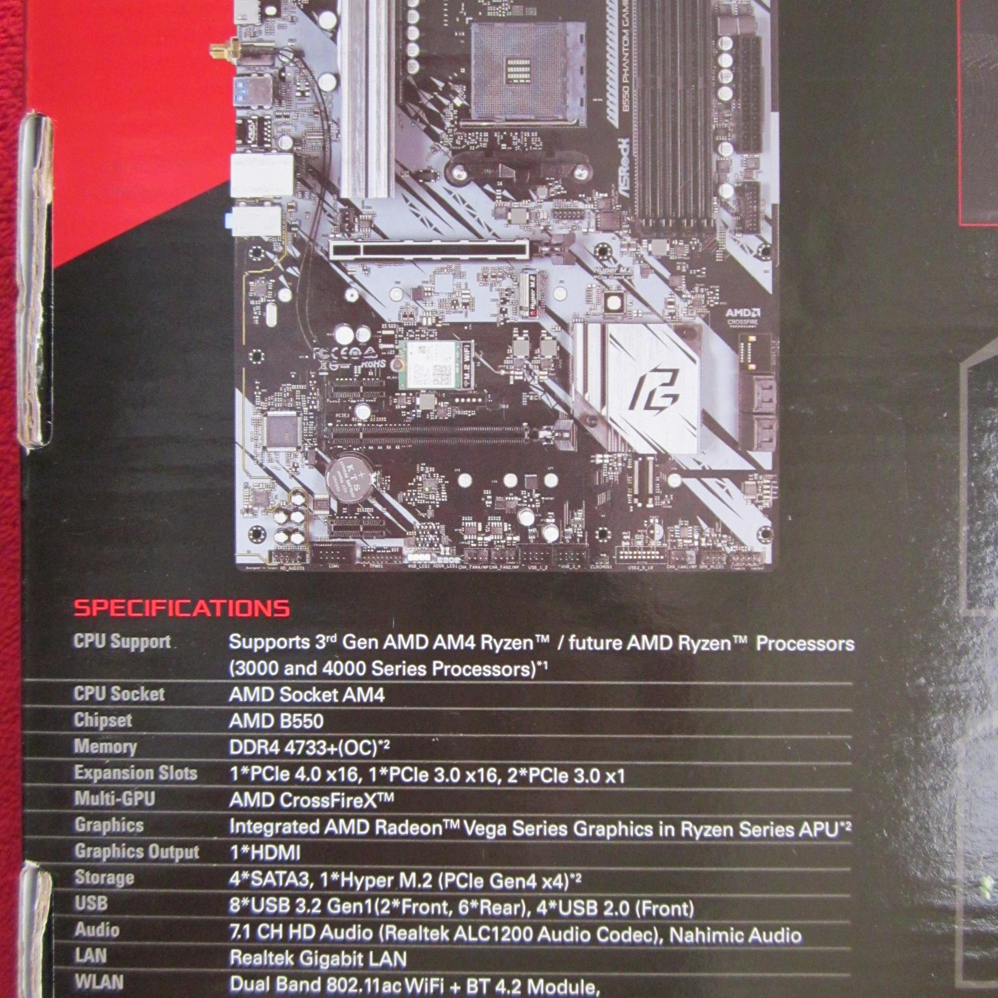 NEW! AMD Ryzen 5 5600 + ASRock B550 PG 4/ac + 16Gb DDR4 3200