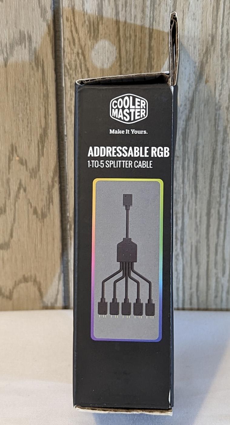 Cooler Master 1-to-5 ARGB Splitter Cable for 5v 3pin Addressable RGB
