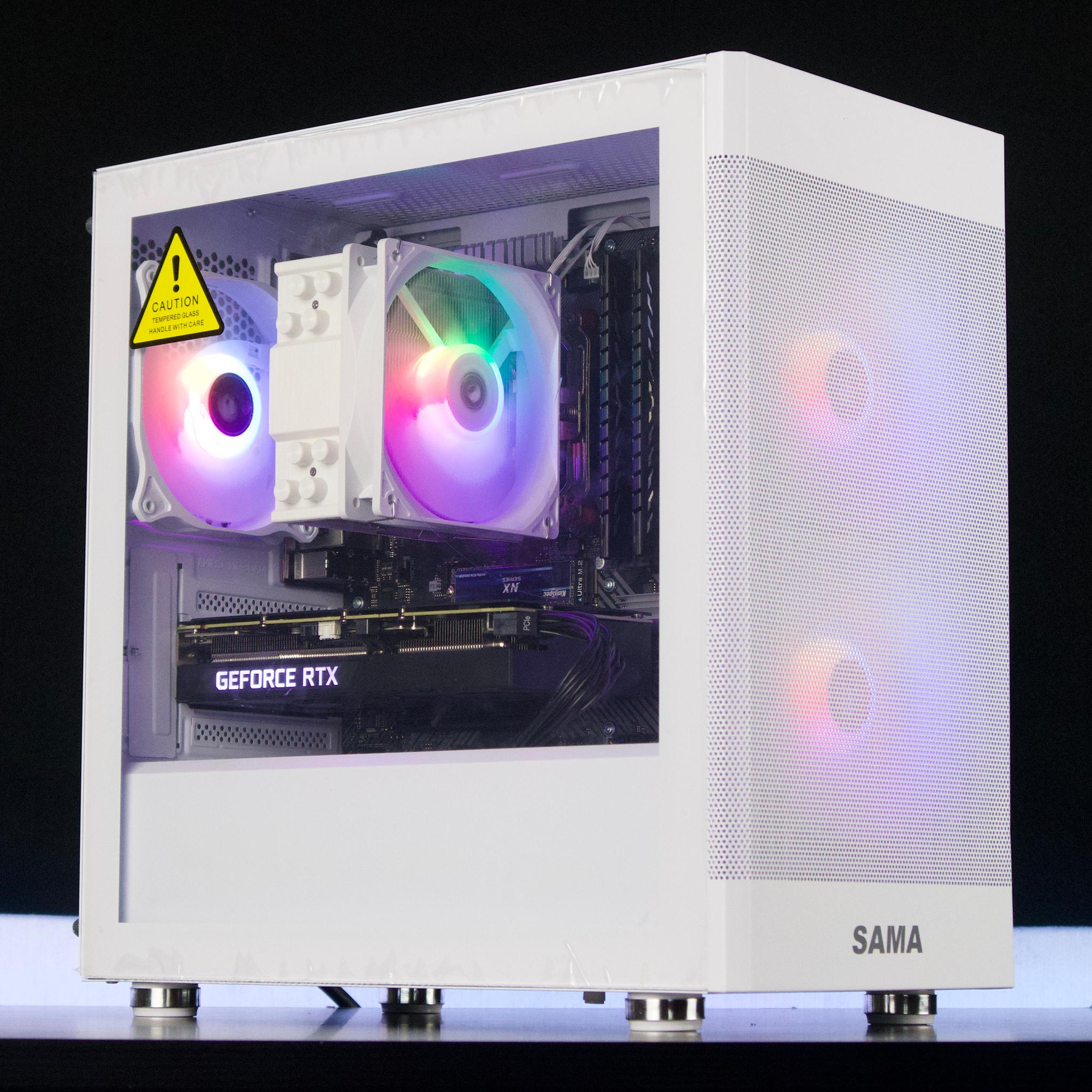 💜🤍💜 Gaming PC | RTX 3060 Ti ⚪ Ryzen 5 3600 🟣 16GB RAM ⚪ 1TB NVMe 💜🤍💜