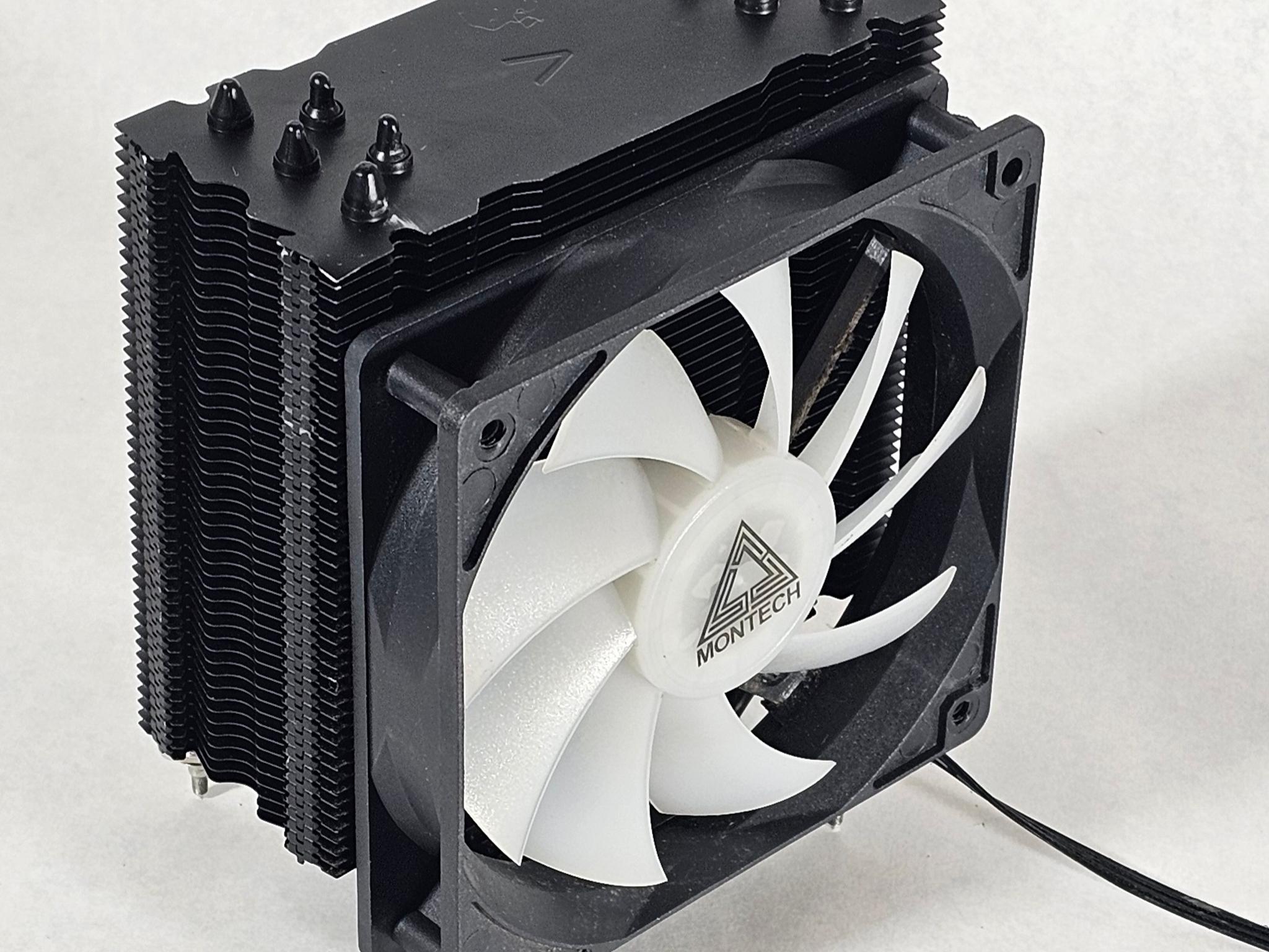 Black CPU Cooler with RGB Fan Intel LGA1700