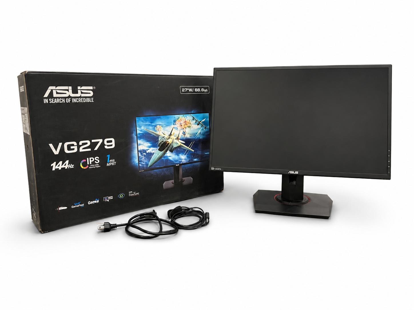 ASUS VG279Q 27" Full HD 1080p IPS 144Hz 1ms (MPRT) | DP HDMI DVI | NVIDIA G-SYNC / AMD FreeSync