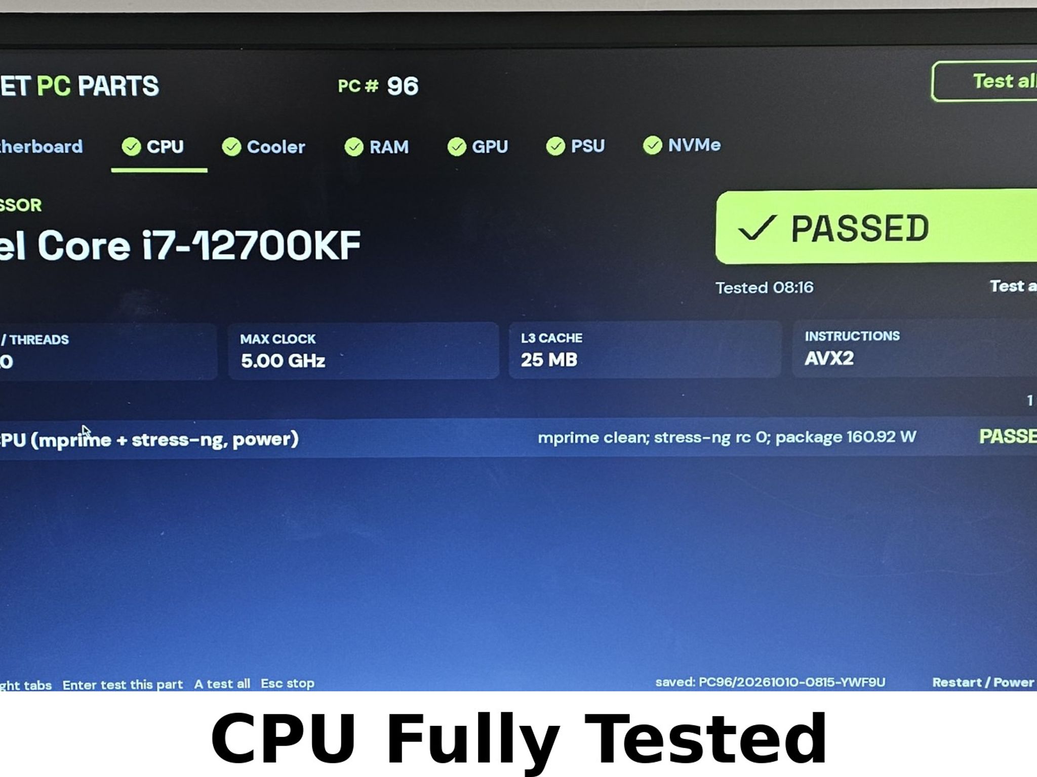 Intel Core i7-12700KF LGA1700