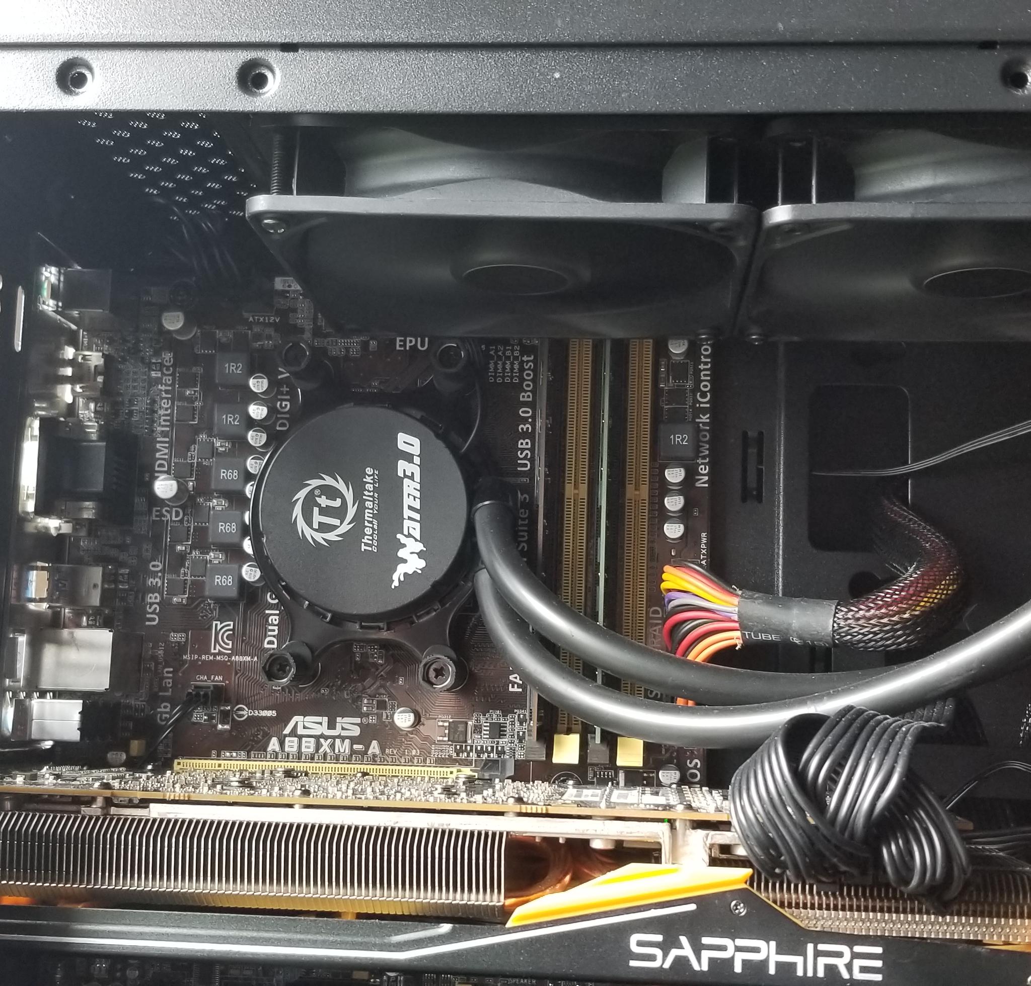 All AMD Budget Gaming Computer - Micro ATX - R9 290 - A10 7870K 4C 4T - 16Gb RAM - 1Tb HDD