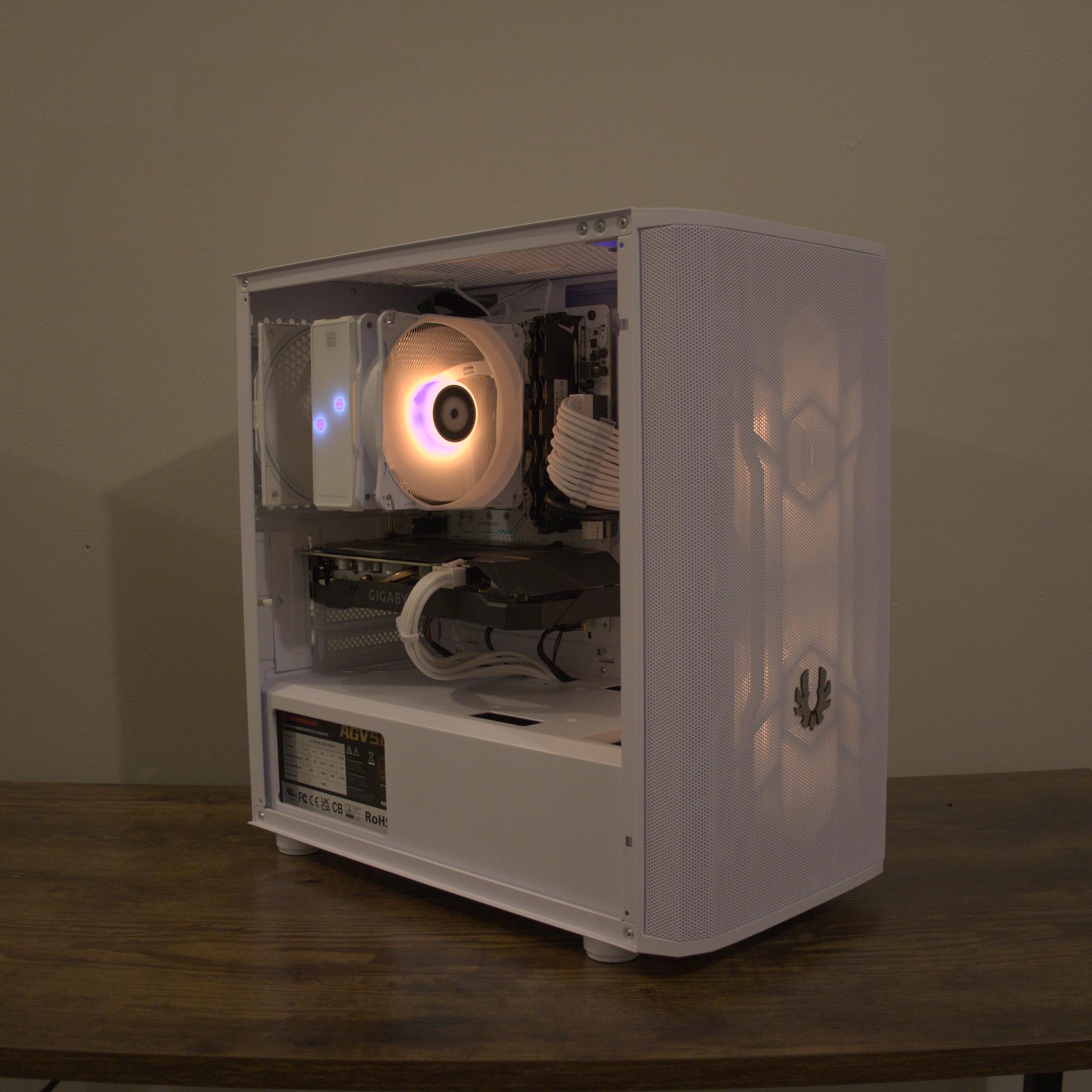 White Gaming PC – RTX 2060 • Ryzen 5 5500 • 16GB RAM • 1TB Samsung SSD