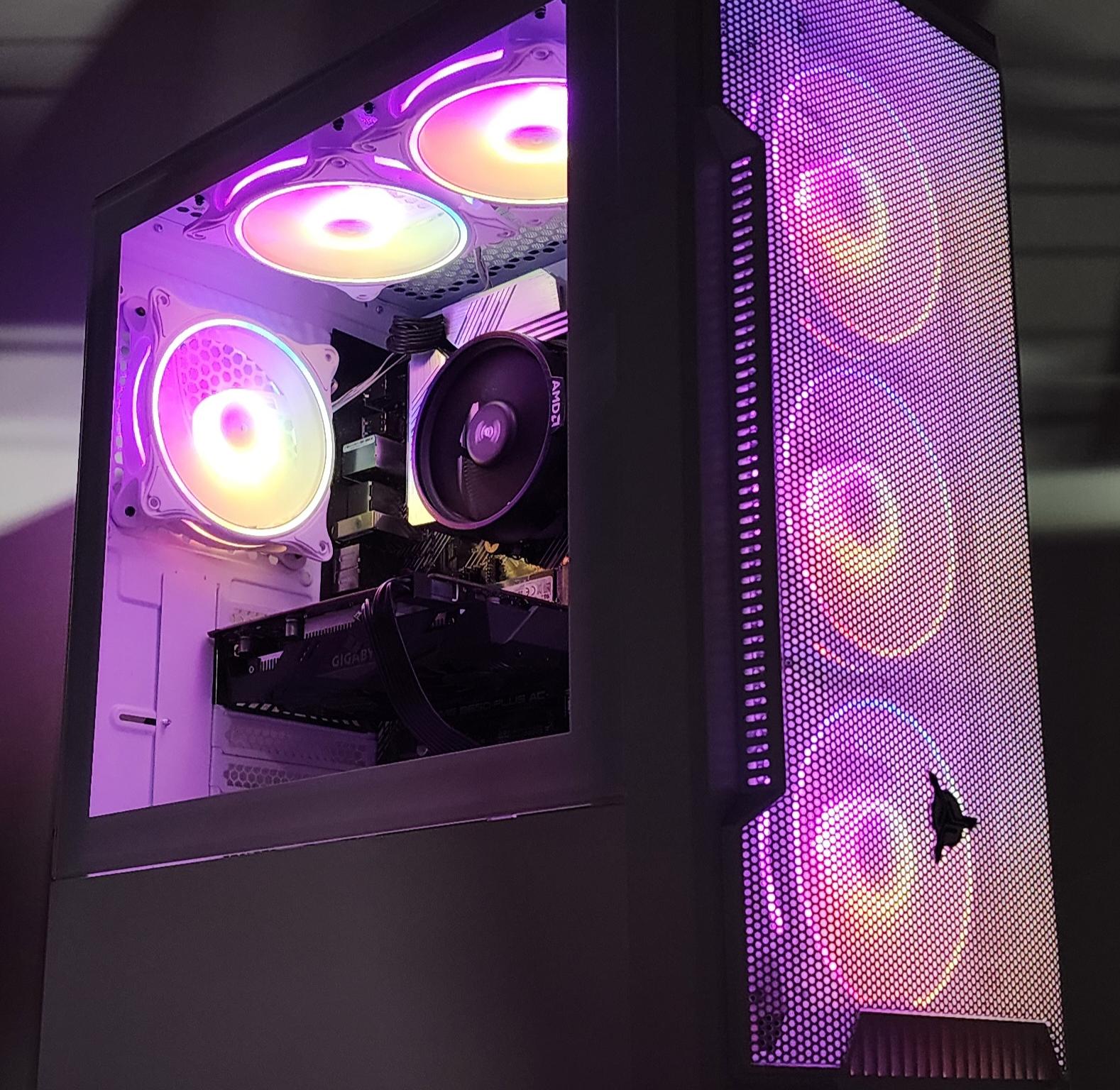Gaming PC Ryzen 5 5600G 16GB RAM 256GB SSD+1TB HDD GTX 1650 4GB Win 11 Computer