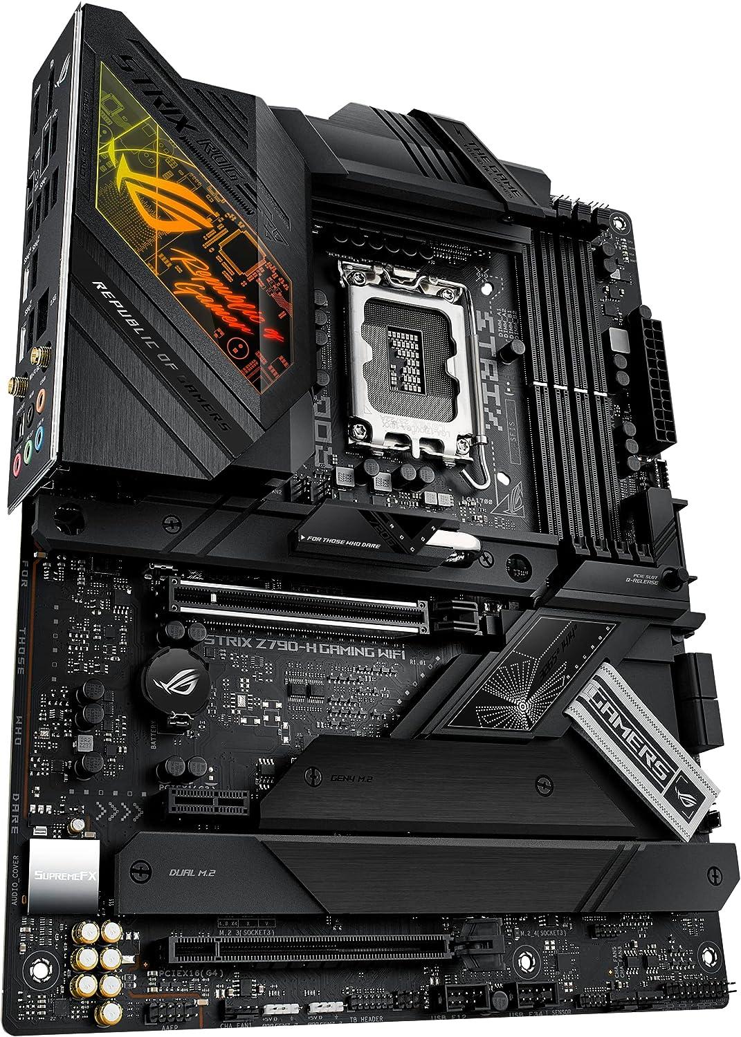 ASUS ROG STRIX Z790-H GAMING WIFI Intel Z790 LGA 1700 ATX DDR5 Motherboard